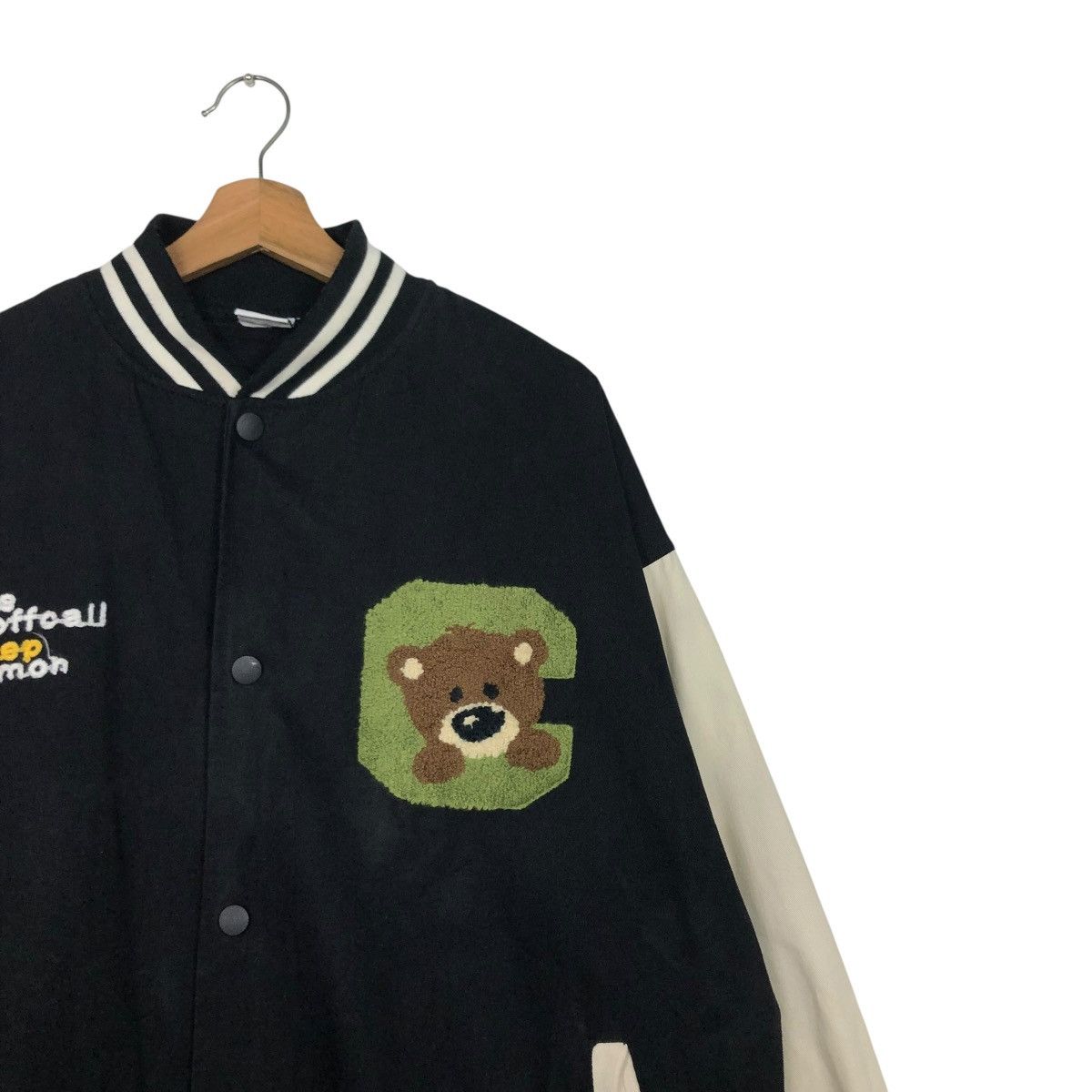 Japanese Brand 🔥VINTAGE BOMBER JACKET VARSITY HOOK BIG LOGO DESIGN CARTOON Size US XL / EU 56 / 4 - 8 Thumbnail