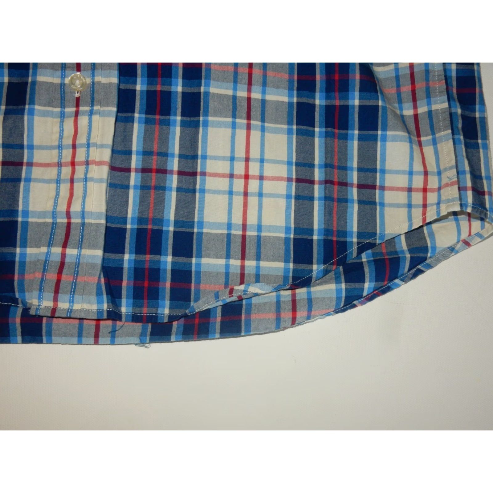 Vineyard Vines VINTAGE Vineyard Vines Plaid Button-Up Shirt Adult Medium Blue Long Sleeve Mens Size US M / EU 48-50 / 2 - 2 Thumbnail