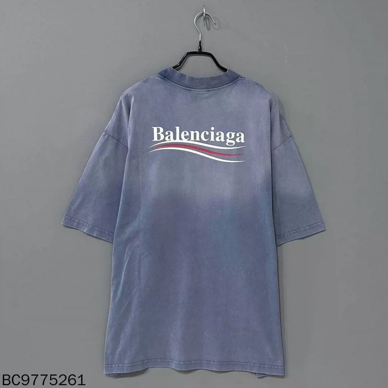 Other Balenciaga Blue Gradient Coke Short Sleeve Size US XXL / EU 58 / 5 - 3 Thumbnail