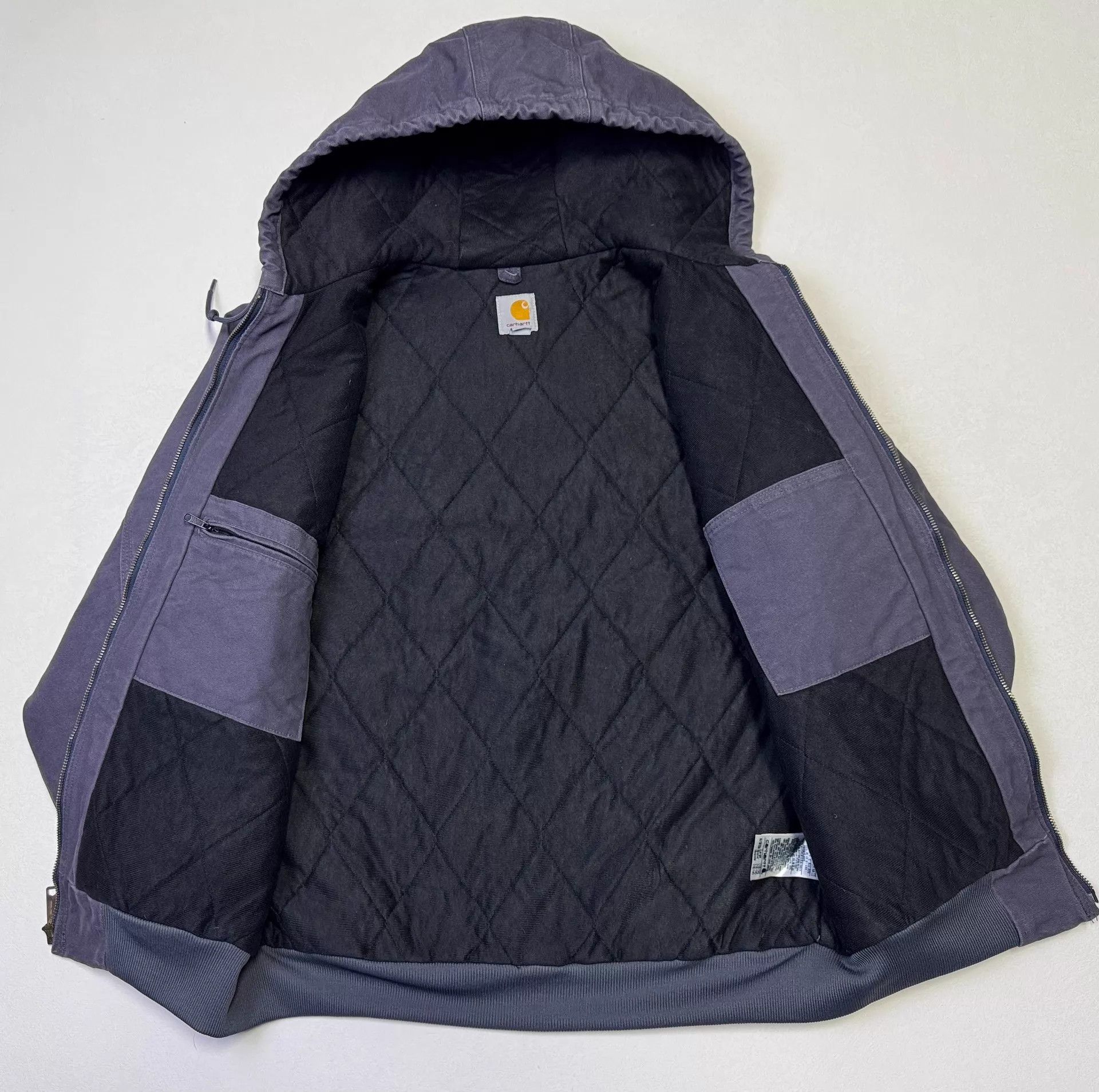 Carhartt Carhartt WJ130 Coal Hooded Work Jacket L Vintage Size US L / EU 52-54 / 3 - 4 Thumbnail