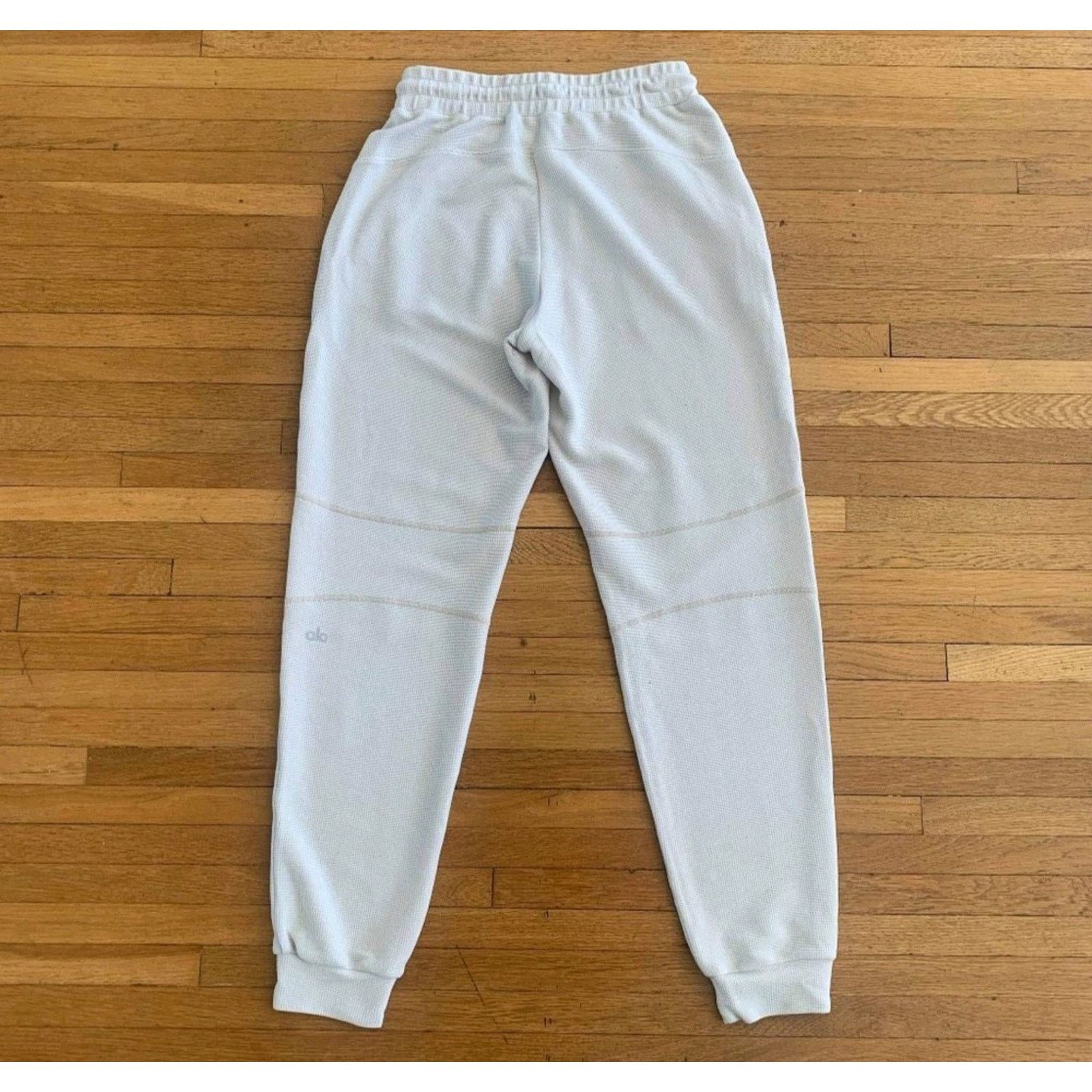 Alo Women’s alo Yoga Micro Waffle Fireside Sweatpants Jogger 2XS Size 25" / US 0 / IT 36 - 6 Thumbnail