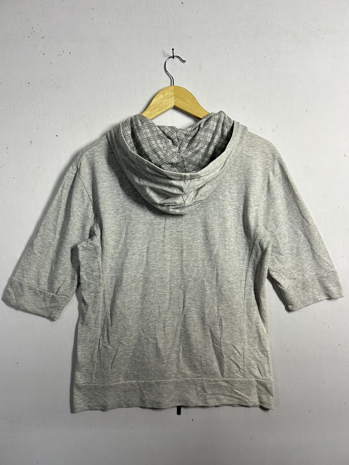 Black Label Vintage Burberry Hoodie Short Sleeve Size US M / EU 48-50 / 2 - 2 Thumbnail
