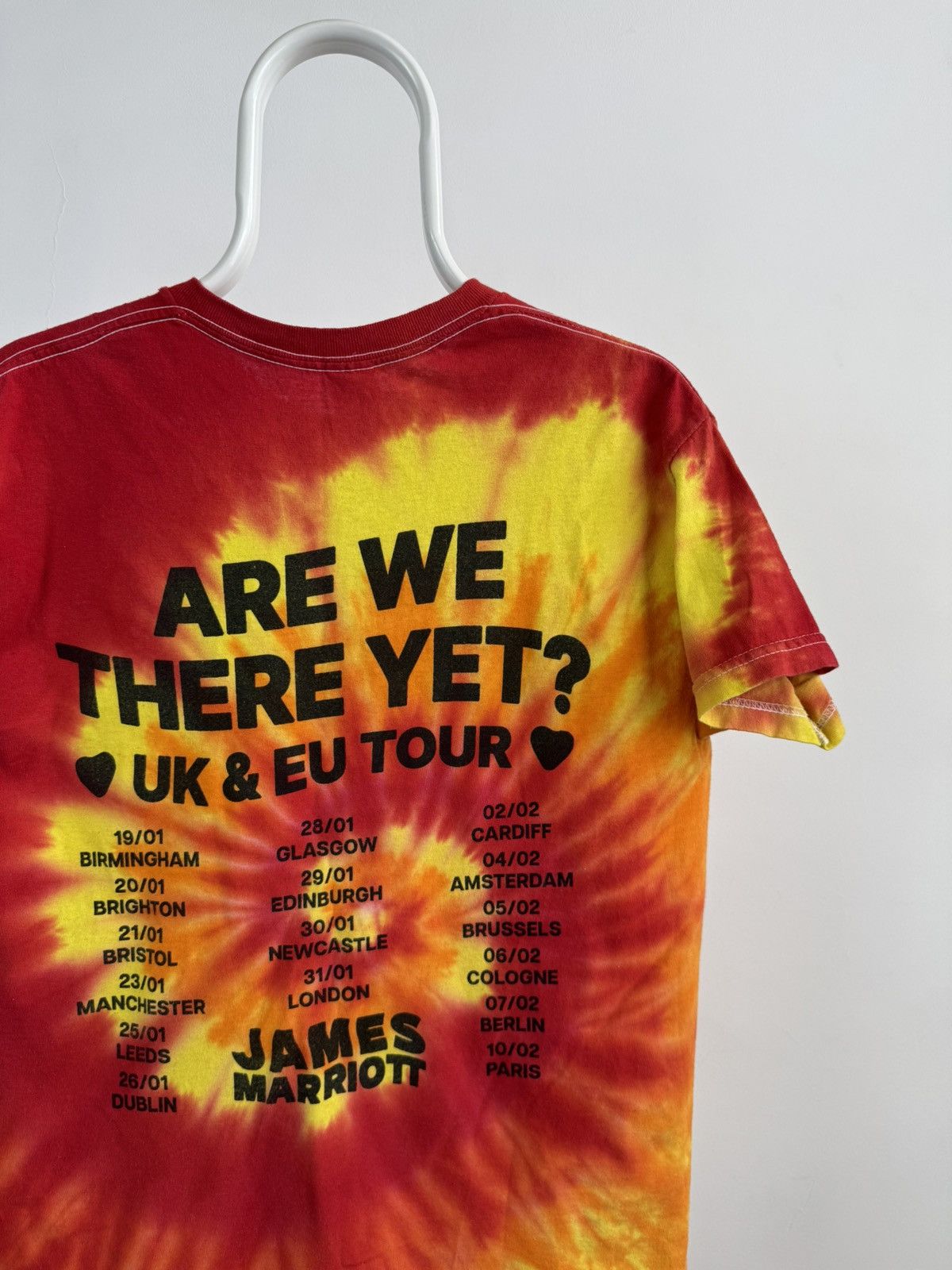 Band Tees James Marriott UK & EU Tour There Yet ? Tie Dye Tee Size US M / EU 48-50 / 2 - 1 Thumbnail