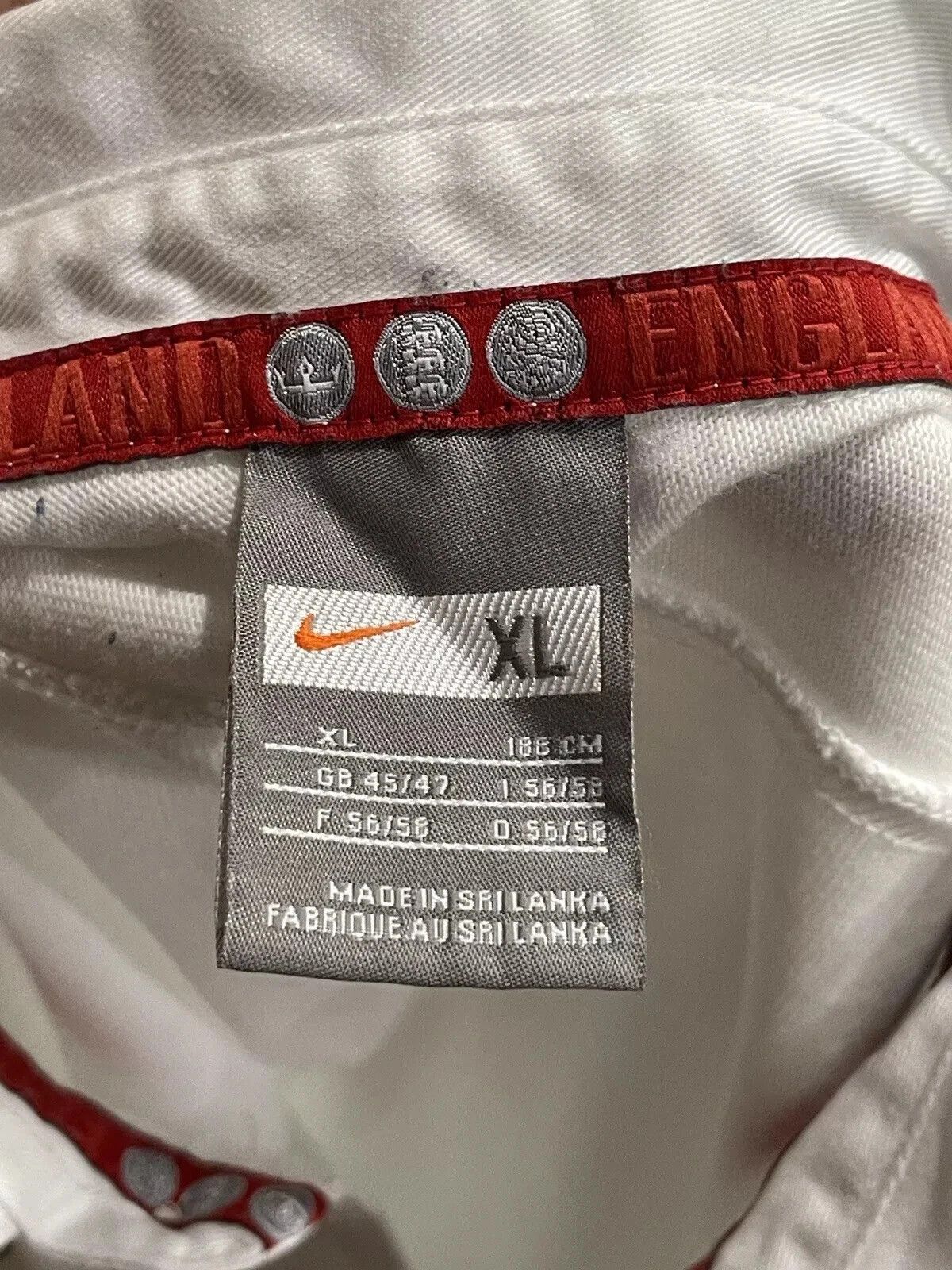 Nike VINTAGE NATIONAL ENGLAND 2000s HOME JERSEY SHIRT RUGBY NIKE Size US XL / EU 56 / 4 - 9 Thumbnail