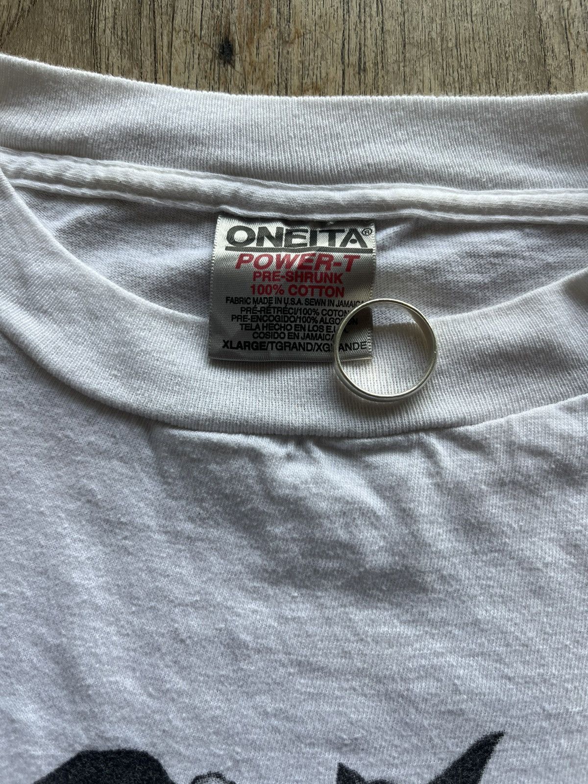 Band Tees × Vintage Vintage WRUV 90.1 FM Burlington,Vermont Artwork 90’s Tshirt Size US XL / EU 56 / 4 - 5 Thumbnail