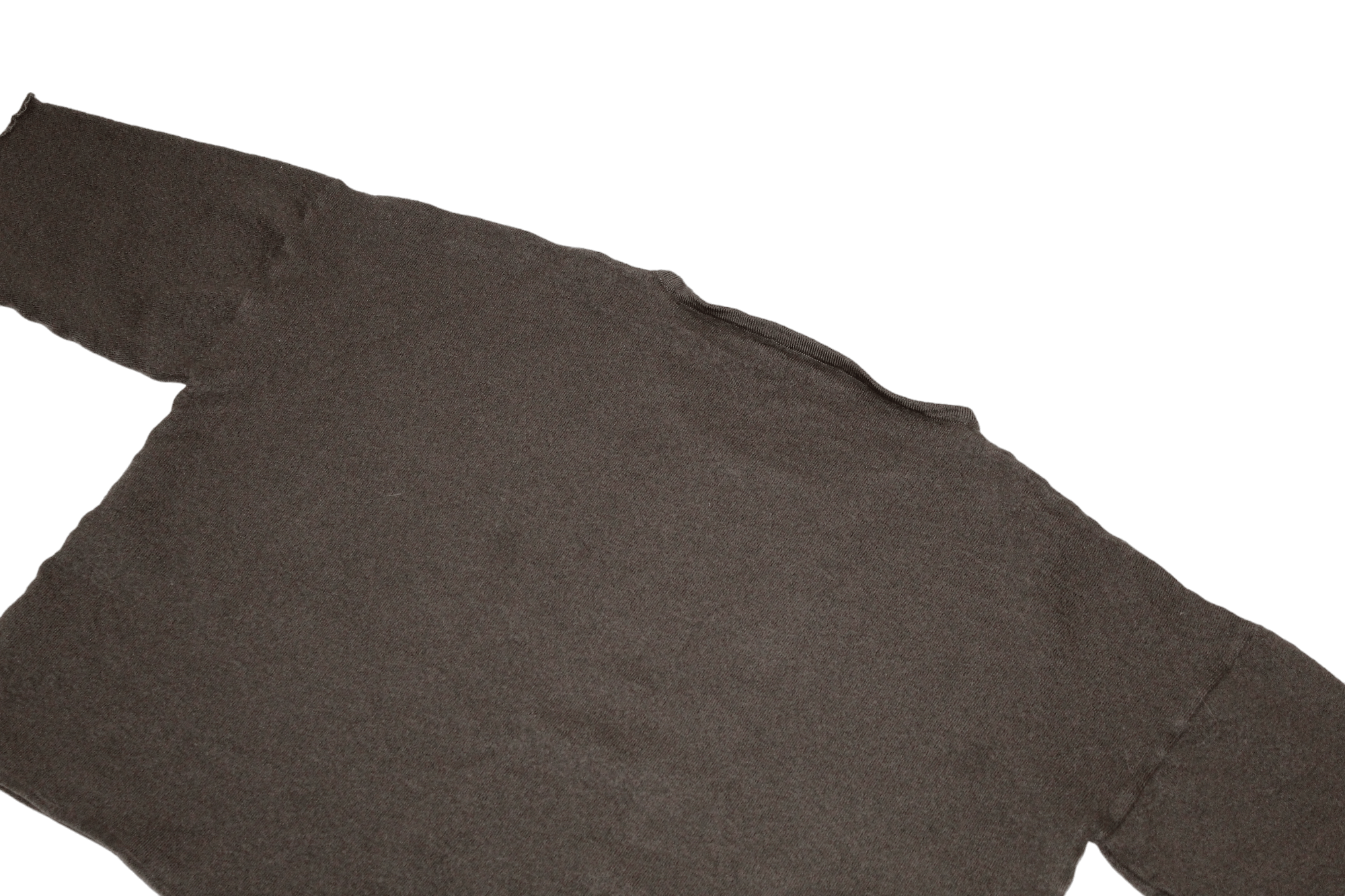 Japanese Brand TOMO Merino Wool Raw Cut Asymmetric Oversized Top Size L / US 10 / IT 46 - 10 Thumbnail