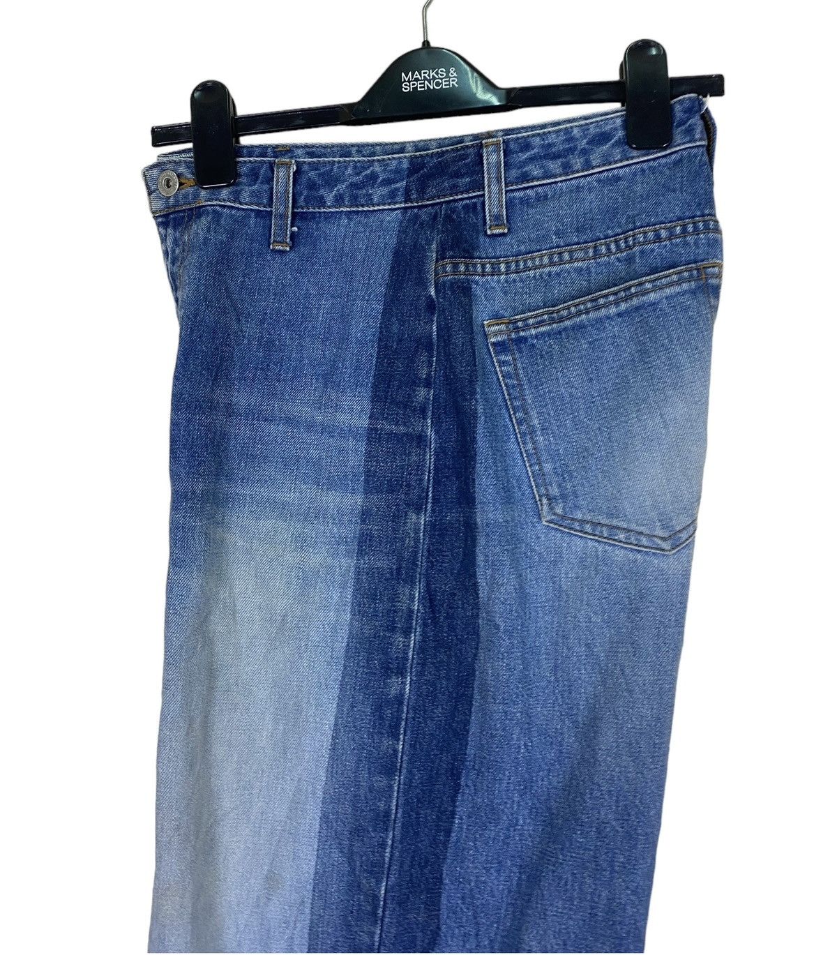 Japanese Brand Individual Designer GallardaGalante Side Tape Jeans Size US 27 - 5 Thumbnail