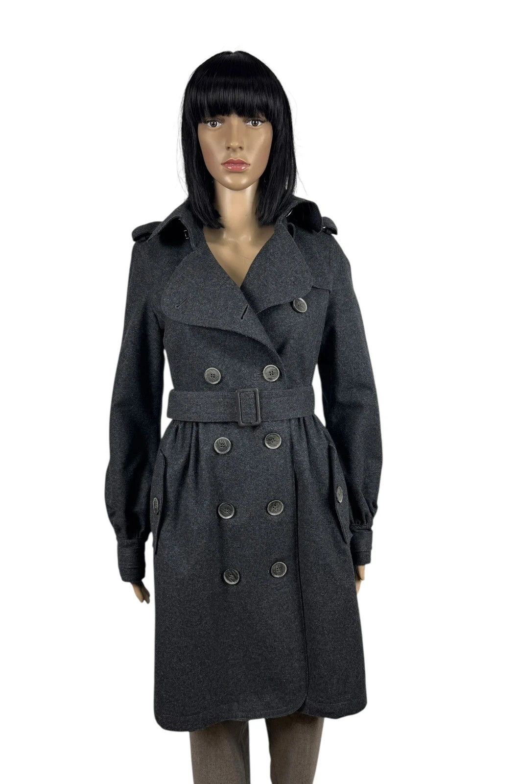 Burberry Thomas Burberry Trench Coat Wool Cashmere Belted size XS Size XS / US 0-2 / IT 36-38 - 1 Thumbnail