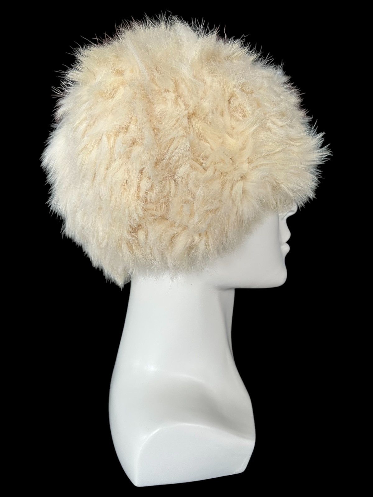 Japanese Brand × Kapital × Vintage CA4LA Mohawk Fake Hair Fur Rare Beanie Hats ☠️☠️ Size ONE SIZE - 2 Thumbnail