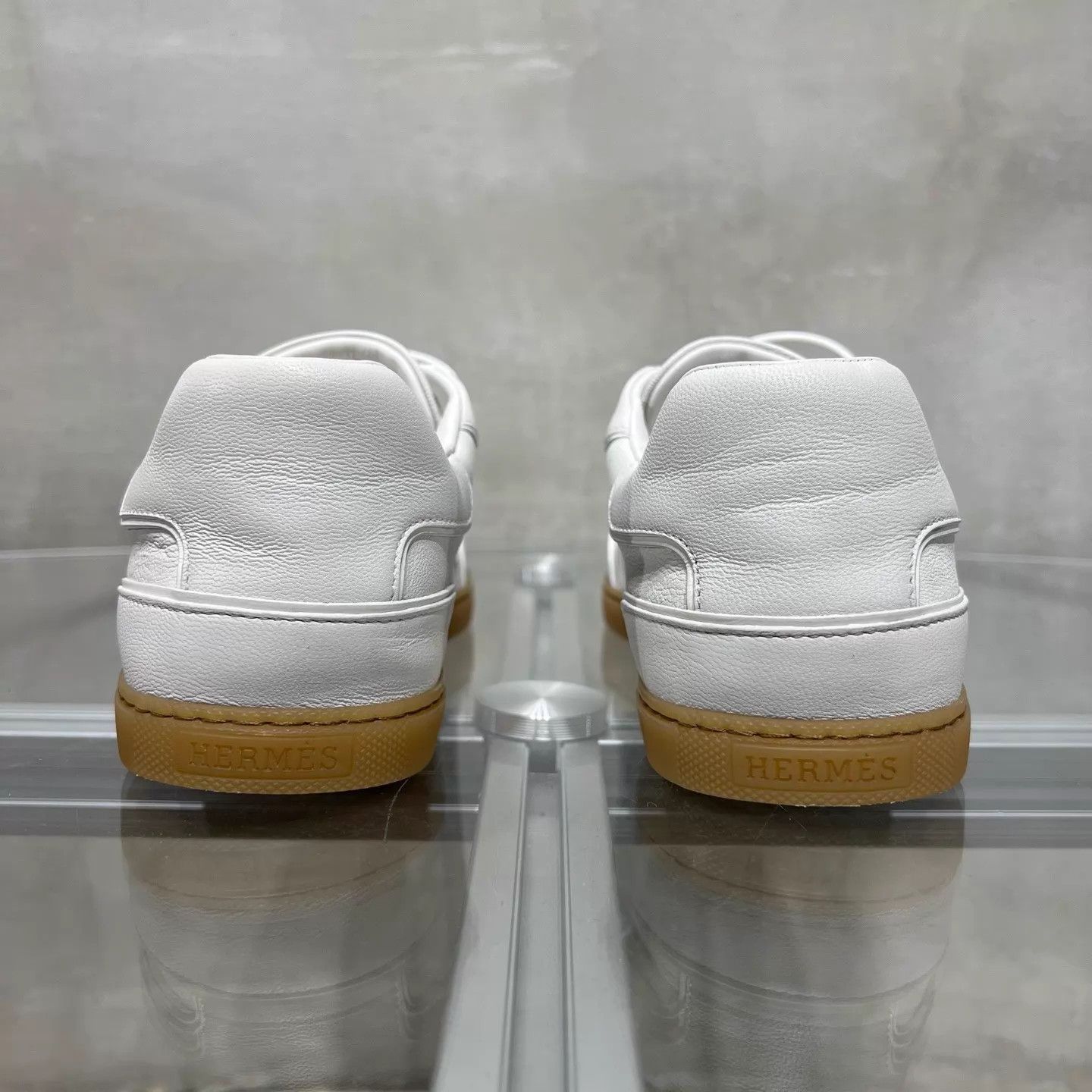 Hermes Hermes Match Casual White Sneakers Size 38 Size US 7.5 / IT 37.5 - 6 Thumbnail