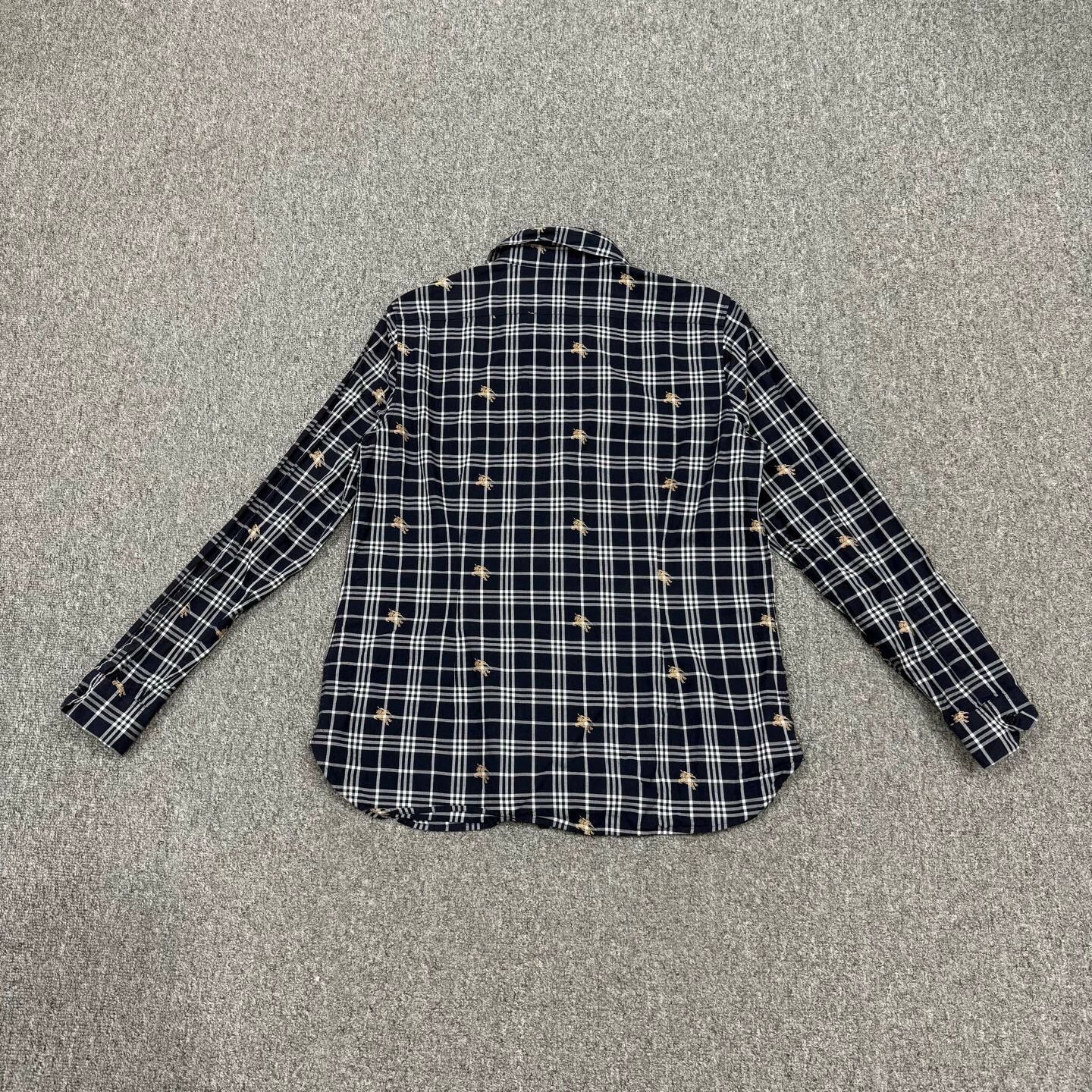 Burberry Burberry Check Horseferry Longsleeve Shirt UK10 Near New Size M / US 6-8 / IT 42-44 - 2 Thumbnail
