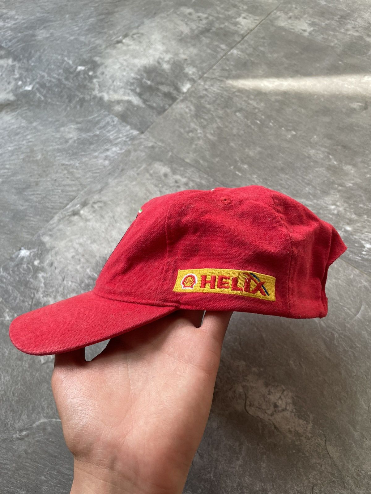 Ferrari Vintage 90s Ferrari F1 Racing Red Cap Y2K Embroidered Logo Size ONE SIZE - 3 Thumbnail