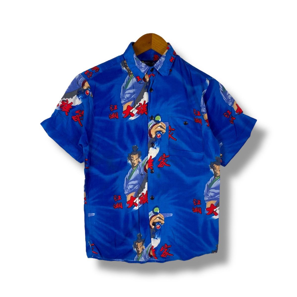 Anime × Japanese Brand × Vintage Vintage JAPANESE ANIME Button Up Shirt Small Size Size US S / EU 44-46 / 1 - 1 Thumbnail