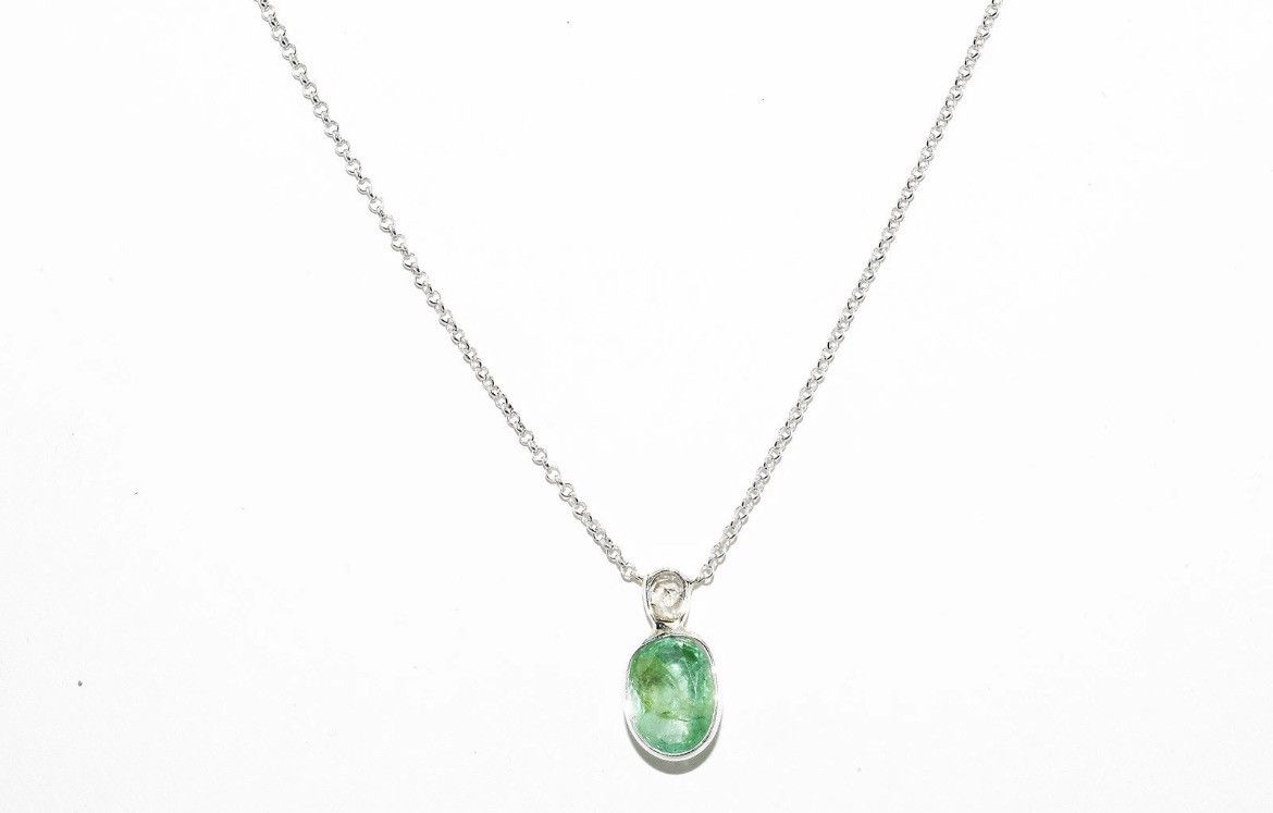 Other Emerald and Diamond Necklace Size ONE SIZE - 1 Thumbnail
