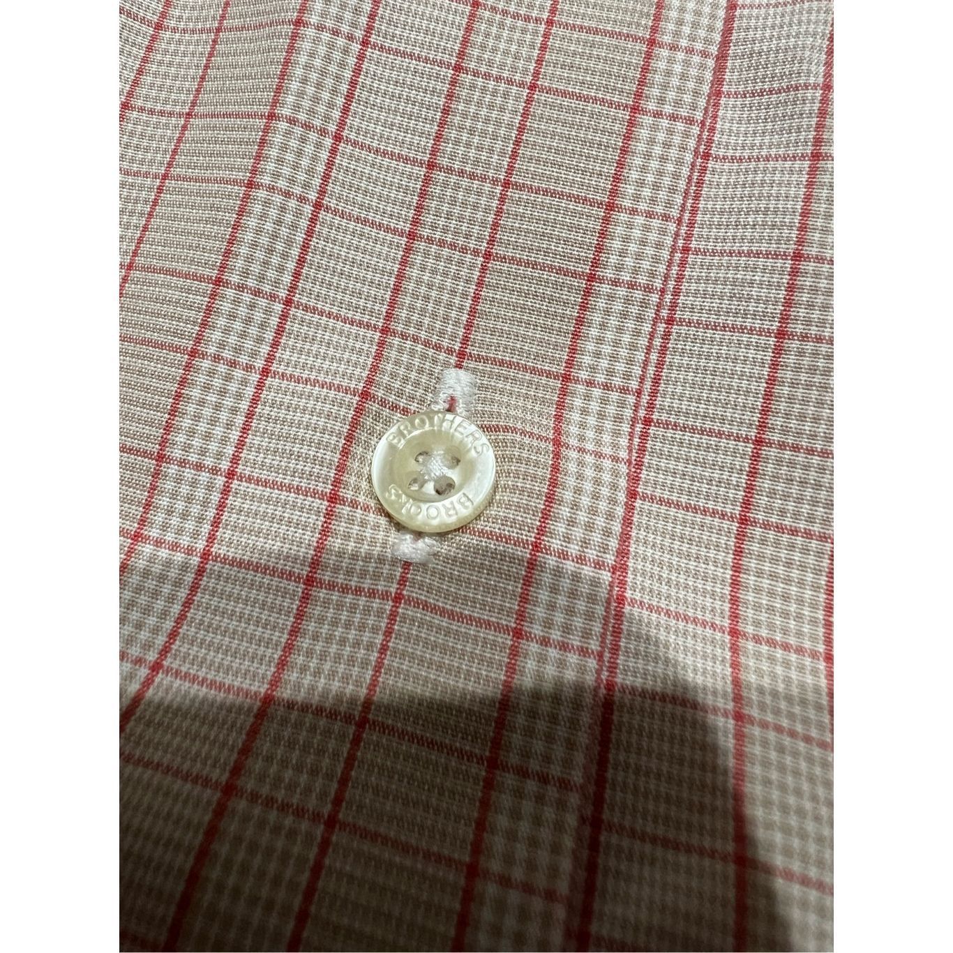 Brooks Brothers Brooks Brothers women button up shirt blouse top cream/red c Size XL / US 12-14 / IT 48-50 - 8 Thumbnail