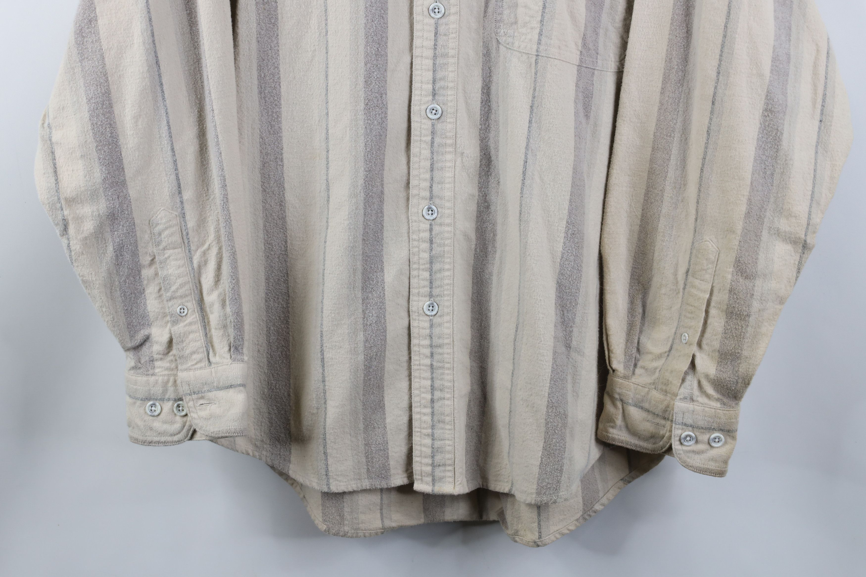 Vintage Vintage 90s Streetwear Chamois Cloth Button Down Shirt Size US L / EU 52-54 / 3 - 3 Thumbnail