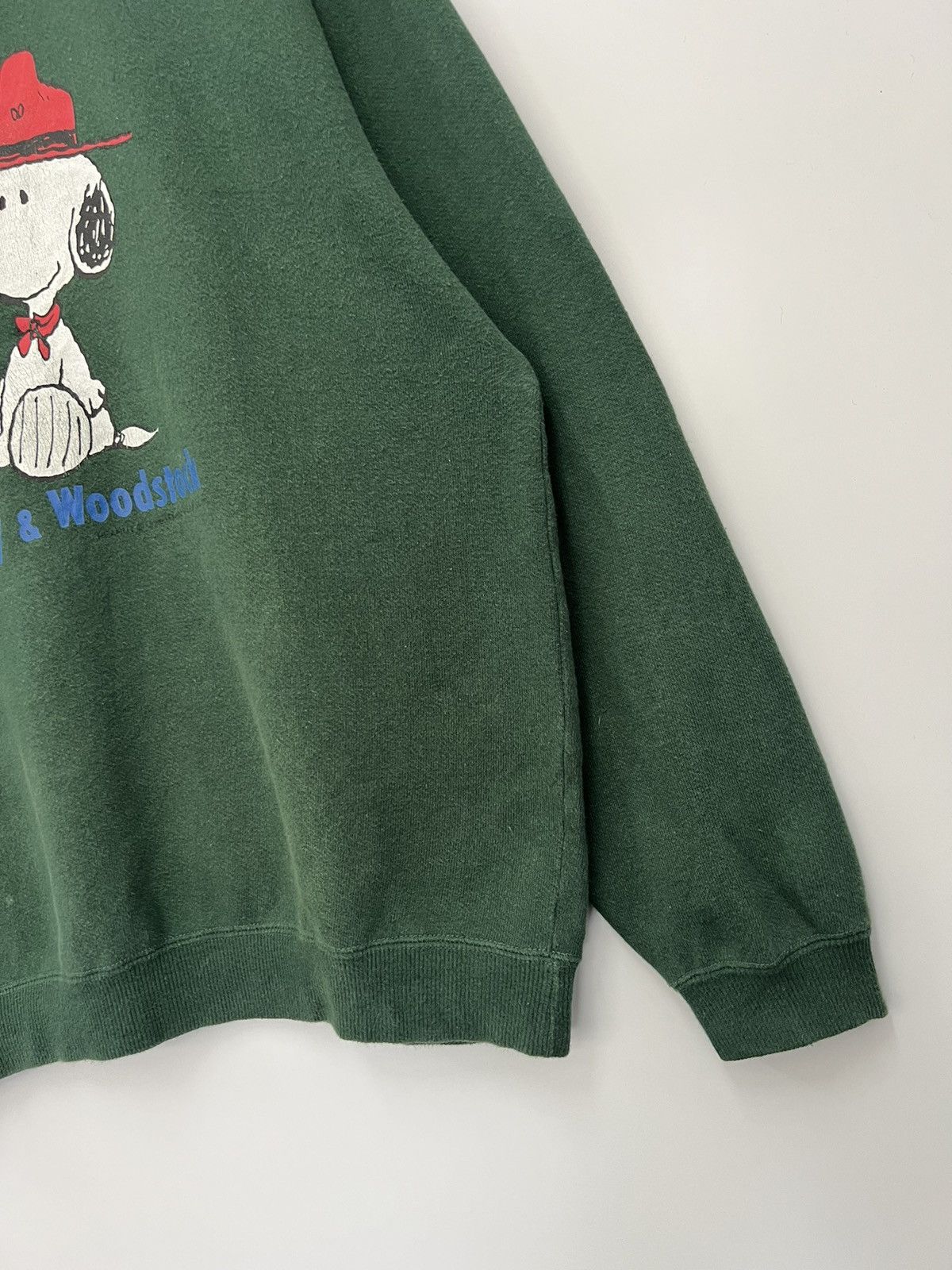 Peanuts × Vintage 🔥 Vintage 90's Peanuts Roundneck sweatshirt Size US M / EU 48-50 / 2 - 2 Thumbnail