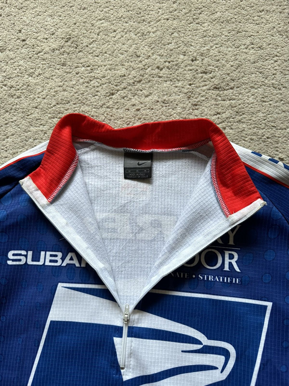 Nike Nike USPS, US Postal Cycling Team Thermal Half Zipper Jersey Size US M / EU 48-50 / 2 - 9 Thumbnail
