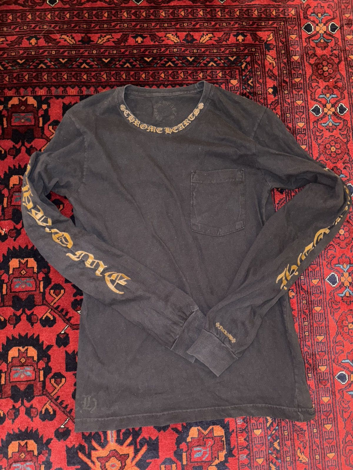 Chrome Hearts Chrome hearts Golden Brown Fuck you long sleeve Size US S / EU 44-46 / 1 - 1 Thumbnail