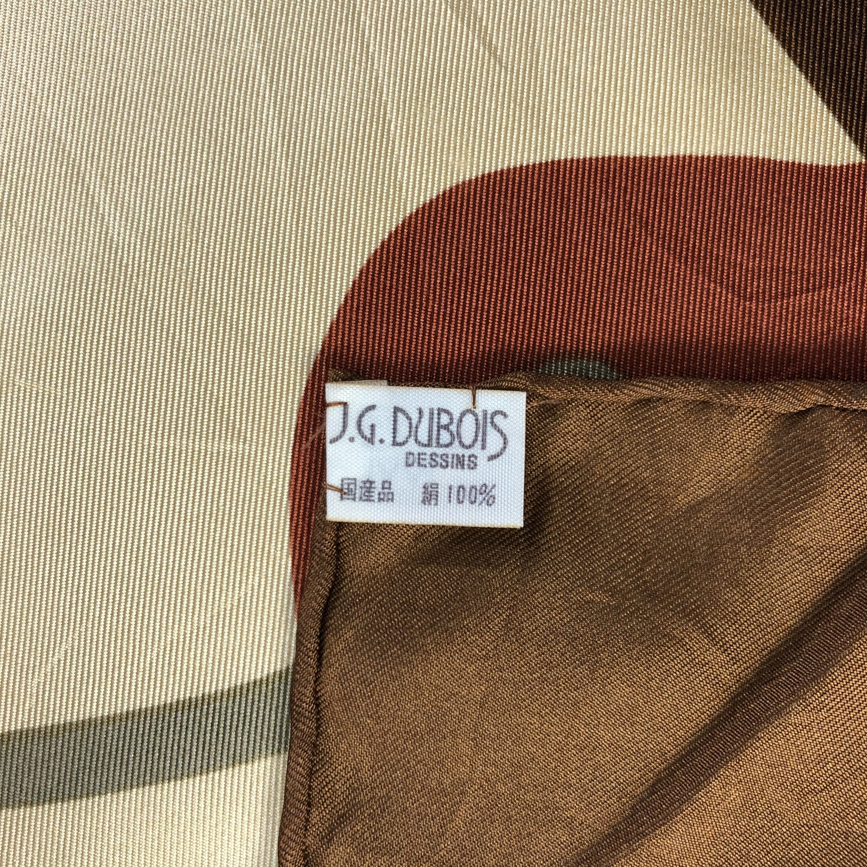 Vintage Vintage J.G.Dubois Silk Scarf Size ONE SIZE - 4 Thumbnail