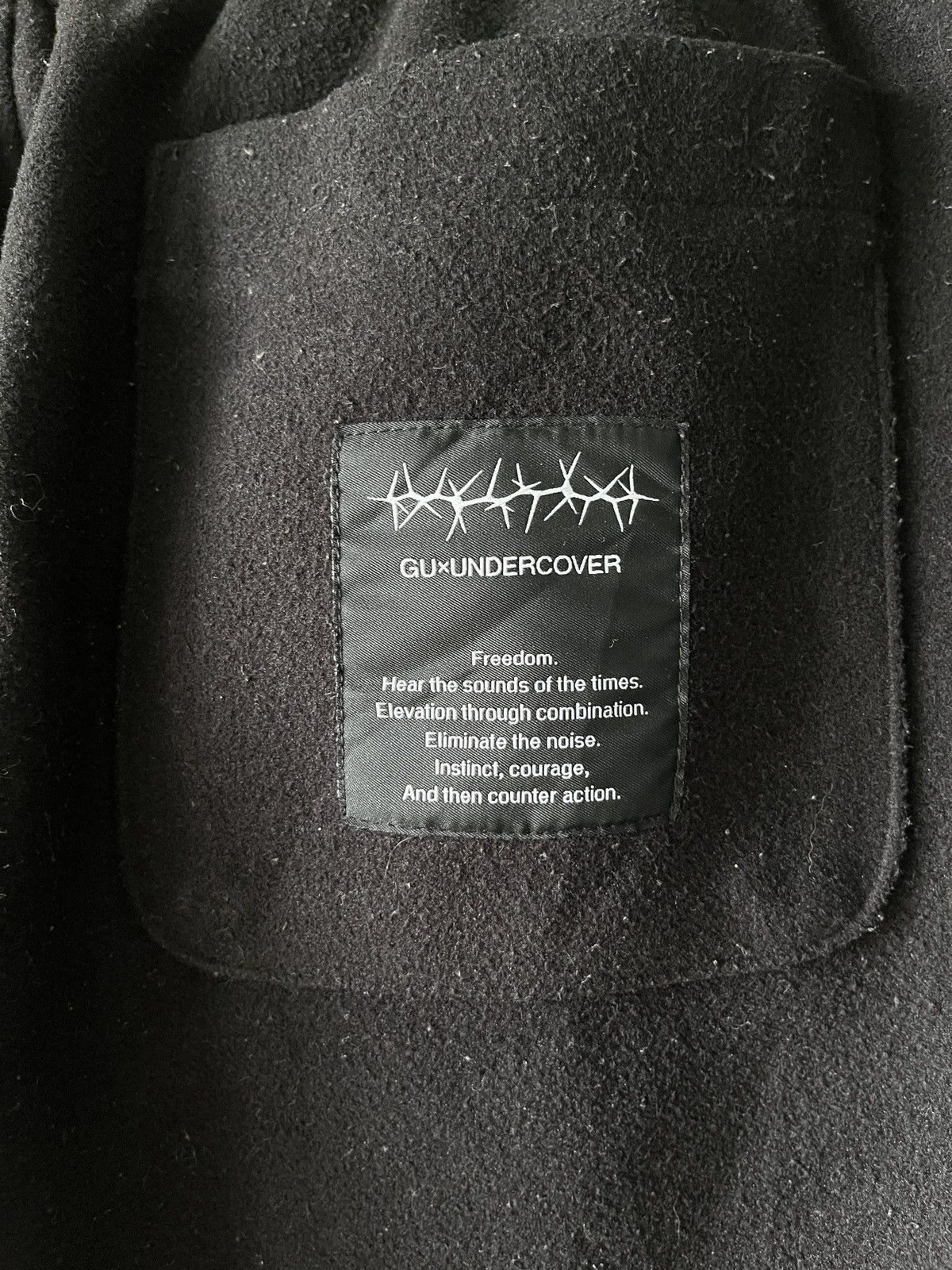 GU × Japanese Brand × Undercover Gu X Undercover Freedom Noise Wool Pants Size US 28 / EU 44 - 6 Thumbnail