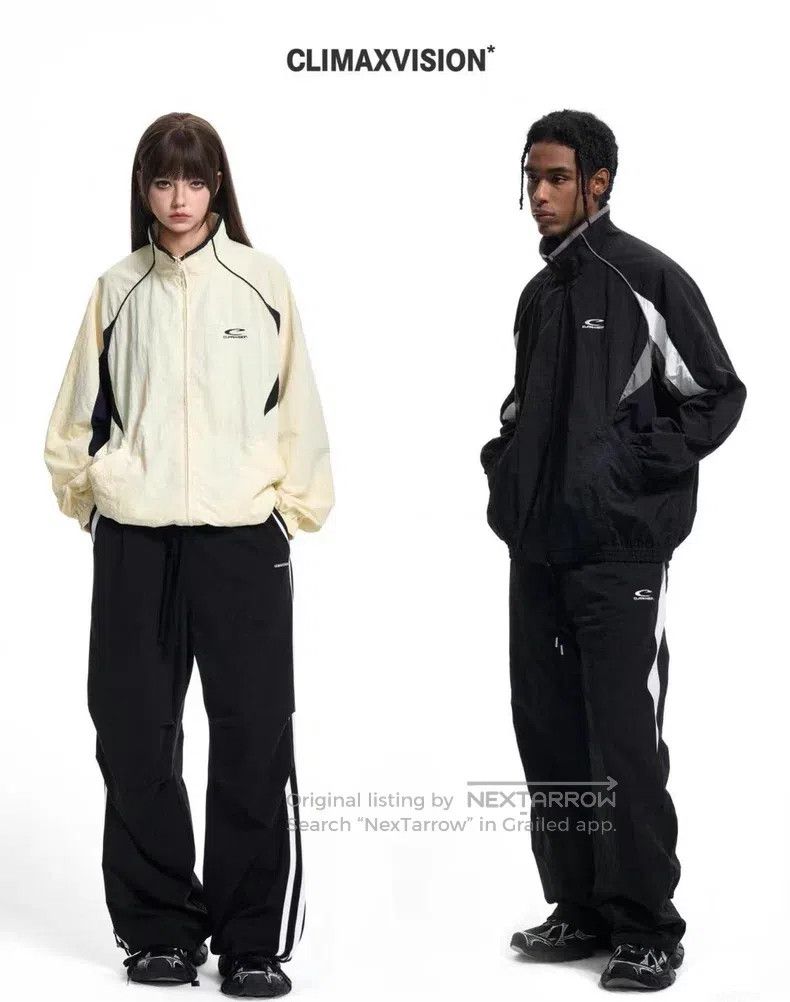 Balenciaga Balenciaga Black and gray color-blocked sports jacket Size US L / EU 52-54 / 3 - 6 Thumbnail