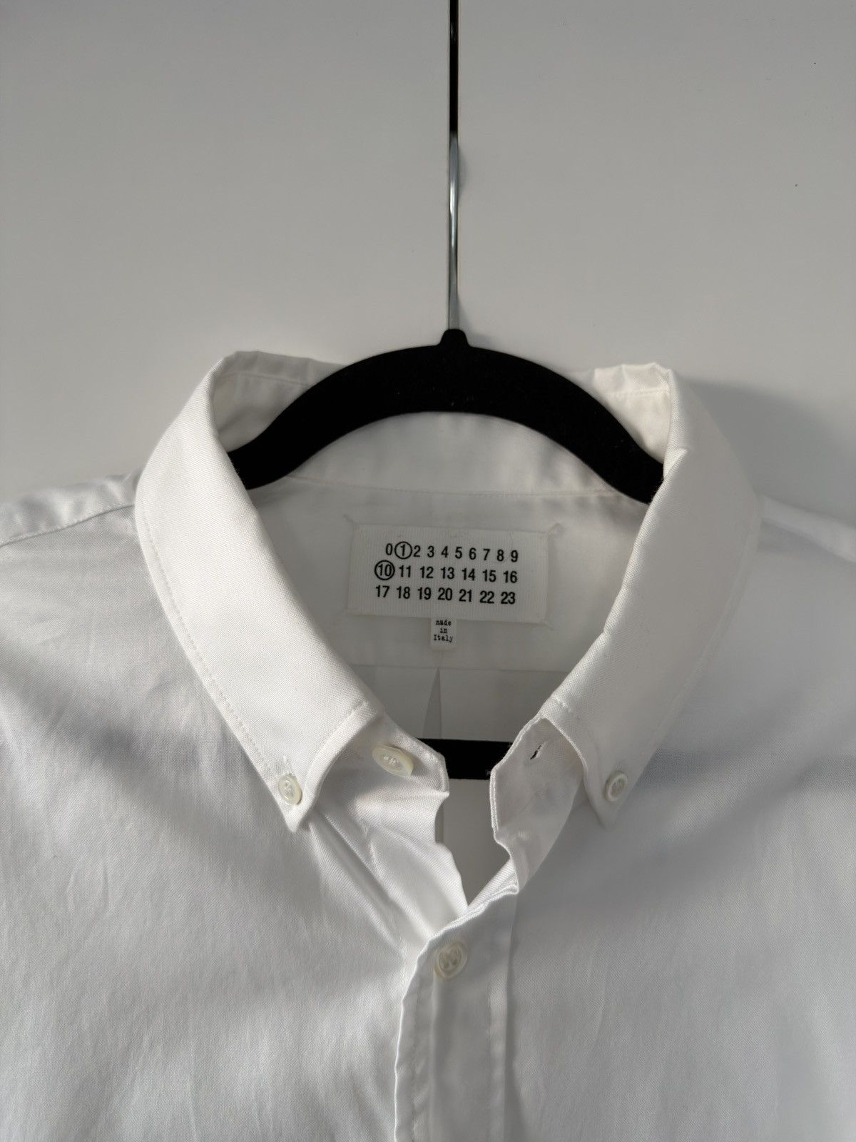 Maison Margiela Fine Cotton Oxford Button Down White 41 Size US XL / EU 56 / 4 - 2 Thumbnail