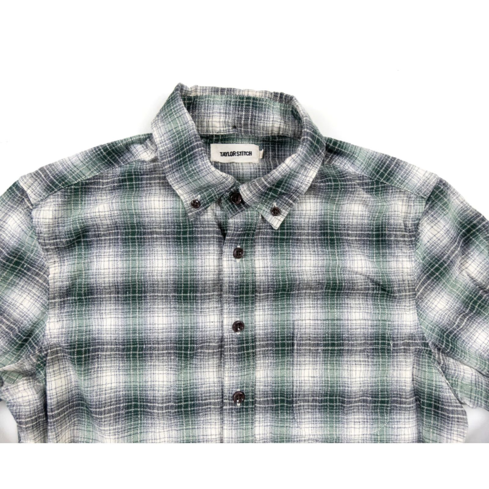 Taylor Stitch Taylor Stitch Shirt Mens 36 Green Button Down Long Sleeve Plaid Collared Casual Button-Up Shirt Men Size US M / EU 48-50 / 2 - 2 Thumbnail