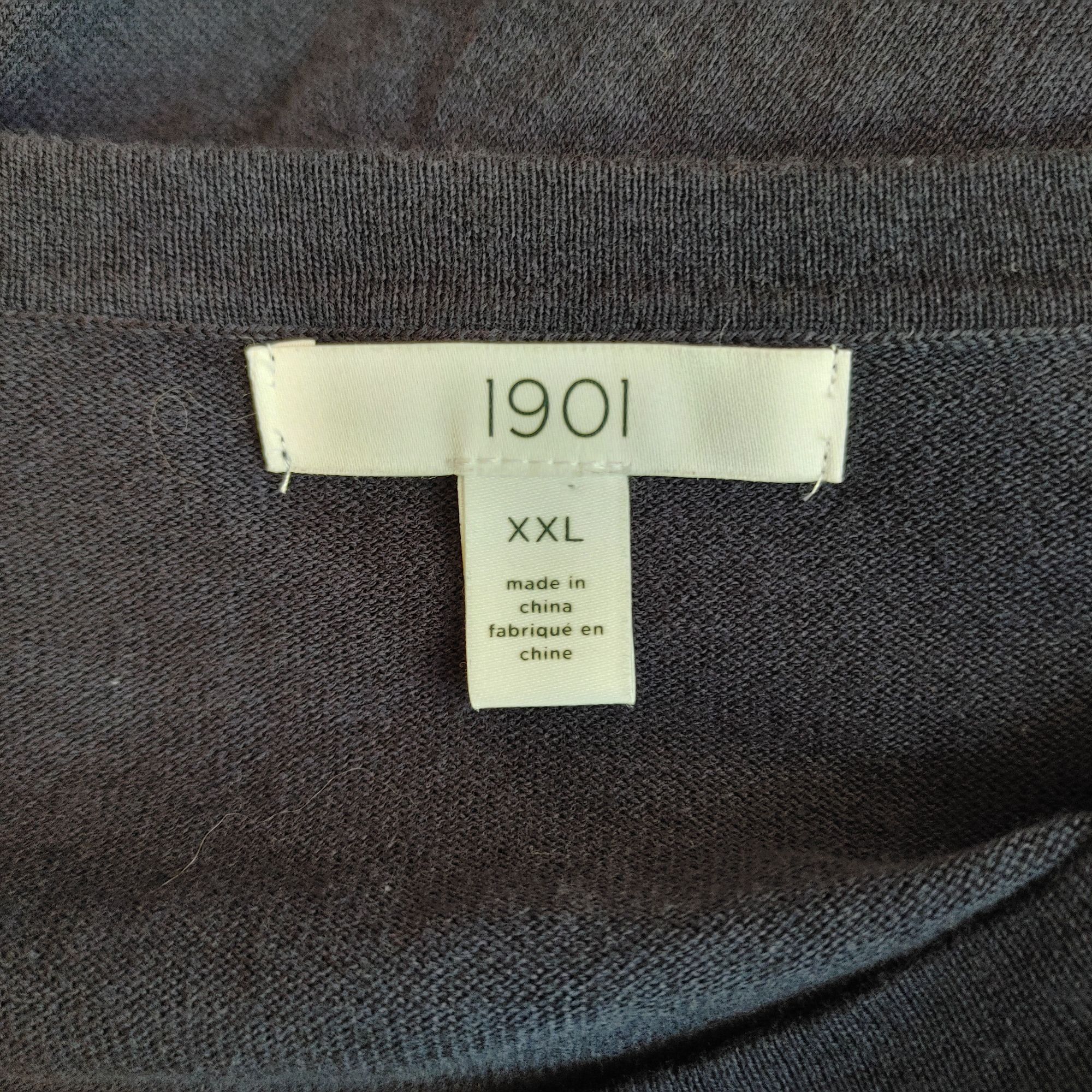 1901 Woman's Lightweight Long Sleeve Button Front Cardigan - 1901 Size XXL / US 16-18 / IT 52-54 - 3 Thumbnail
