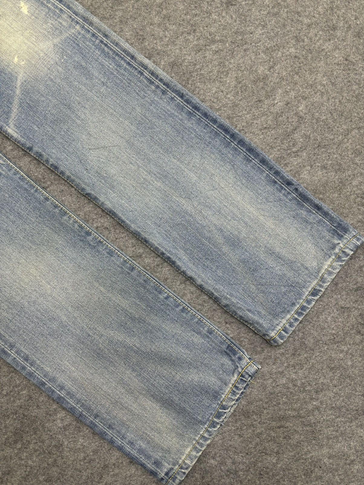 Edwin 💥Insane 90s Style💥Edwin 504ZX Slevedge Distressed Denim F538 Size US 31 - 11 Thumbnail
