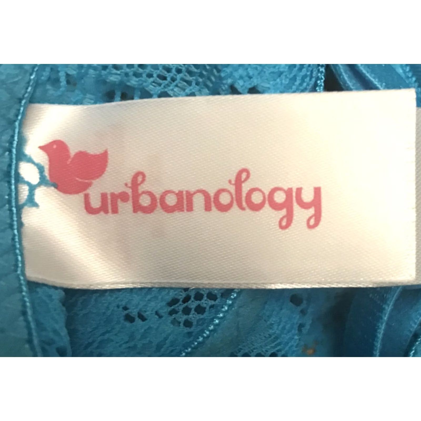 Vintage NWT Urbanology Pullover Bralette Blue Lace Large Juniors Adjustable Wireless Size ONE SIZE - 5 Thumbnail