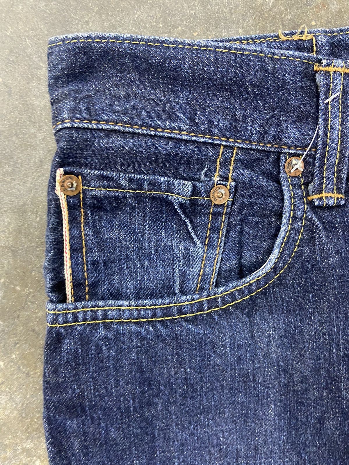 Edwin 🔥 Vintage Edwin jeans Edwin 505ZX selvedge street fashion Size US 32 / EU 48 - 5 Thumbnail