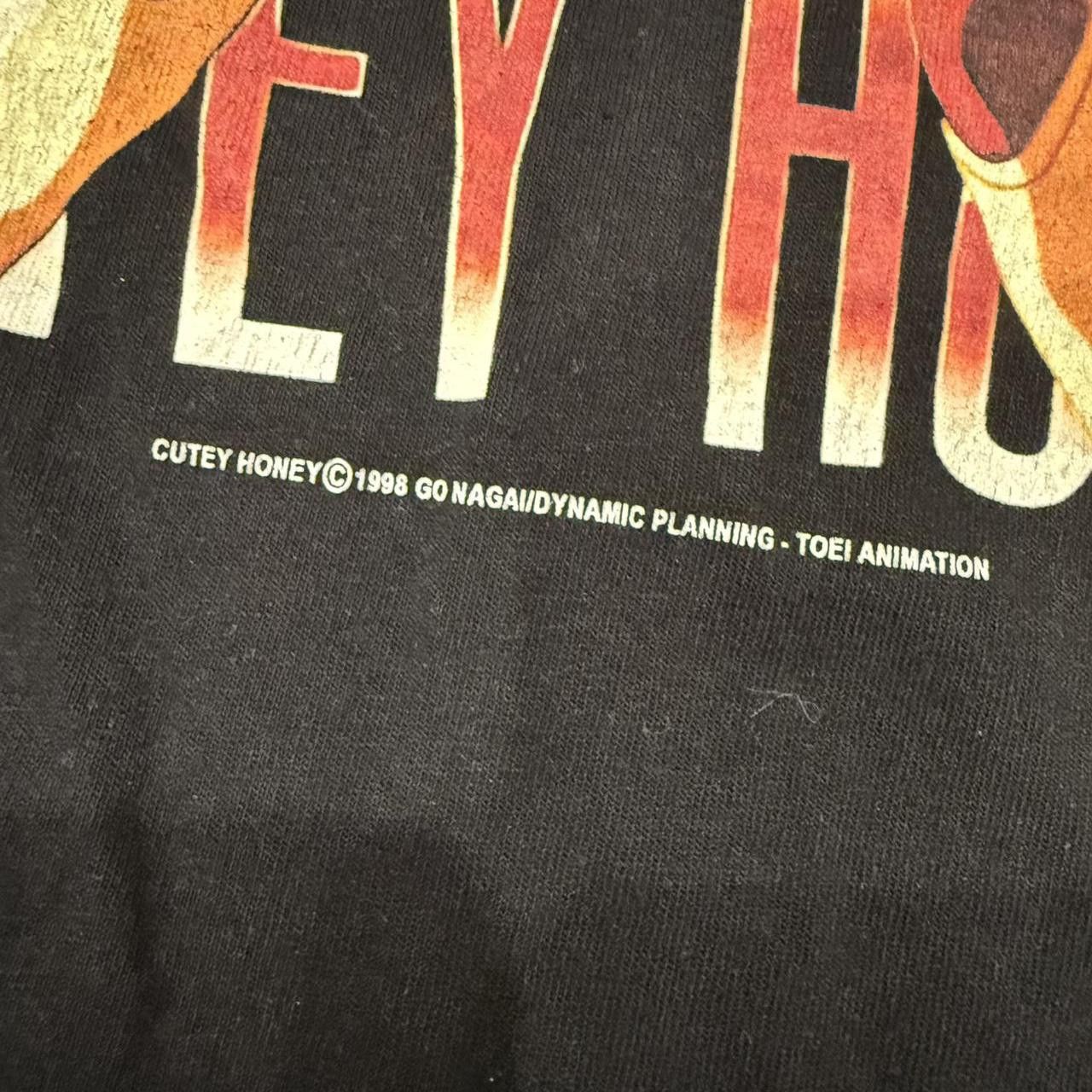 Anime Vintage 90s Cutey Honey Anime Game Tee Shirt 1998 Rare Size US XL / EU 56 / 4 - 5 Thumbnail
