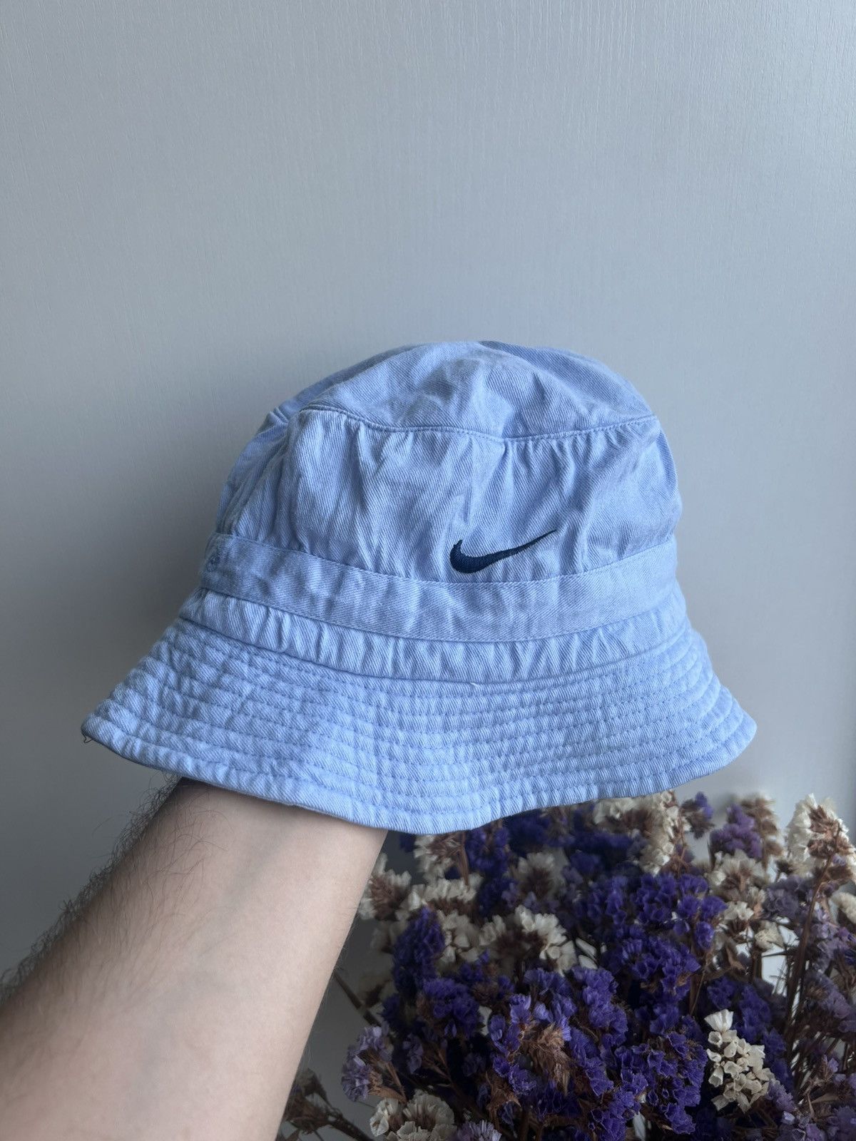 Nike × Vintage Vintage Nike Panama hats cap y2k swoosh Size 26 - 1 Thumbnail