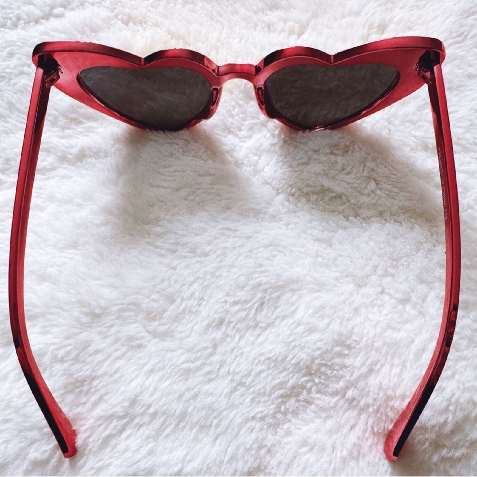 Other Addison Red Heart-Shaped Sunglasses Size ONE SIZE - 10 Thumbnail