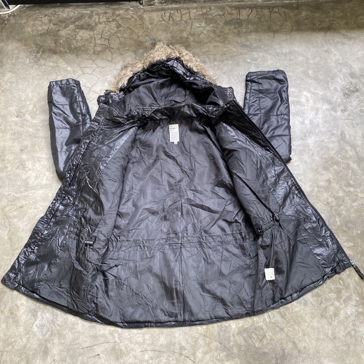 Japanese Brand 2000s Semantic Design Vkei Style Fur Hoodie Light Jacket Size US M / EU 48-50 / 2 - 3 Thumbnail