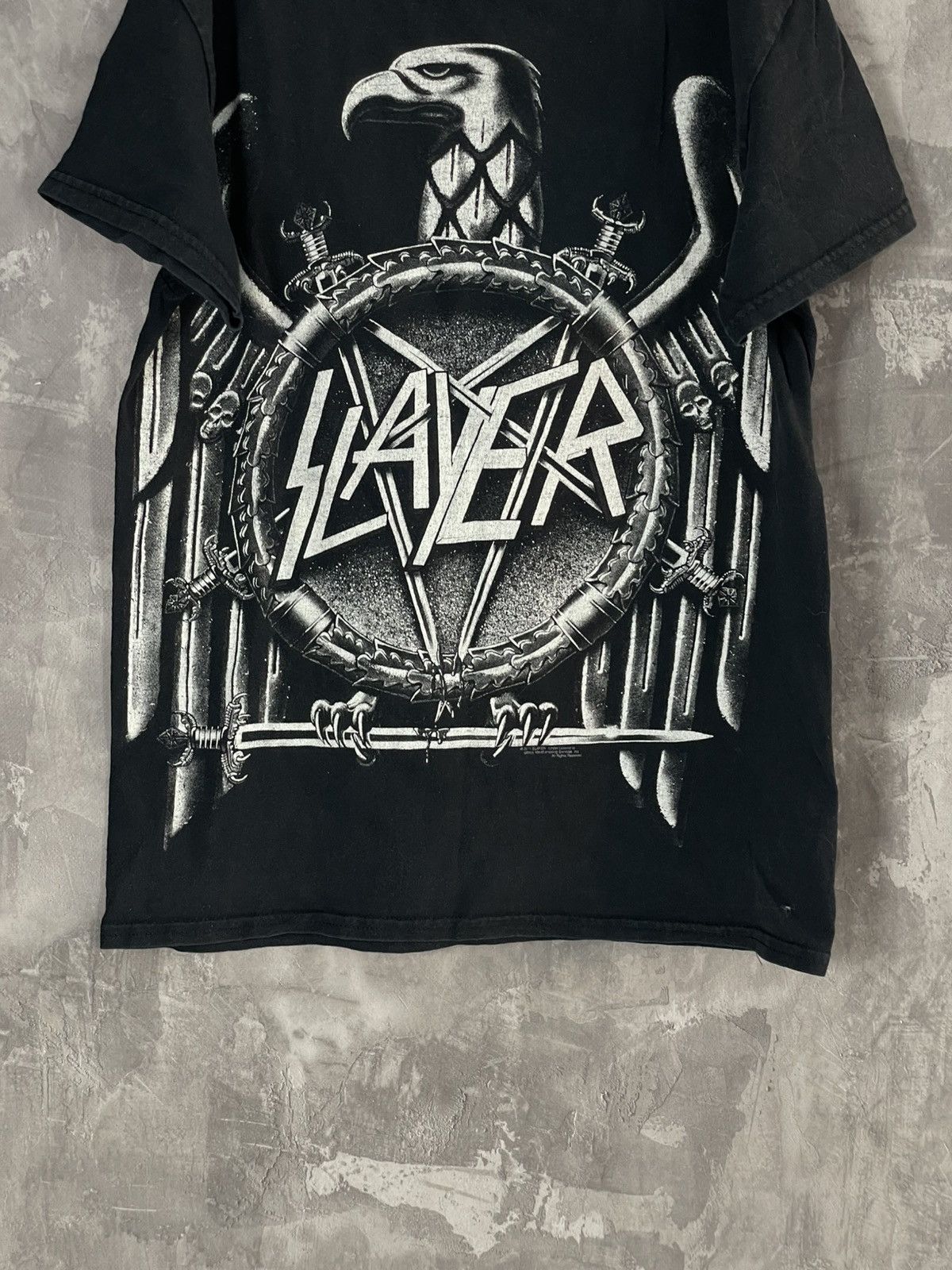 Band Tees × Vintage Vintage 00s Slayer Punk Grunge Band T-Shirt Size US S / EU 44-46 / 1 - 5 Thumbnail