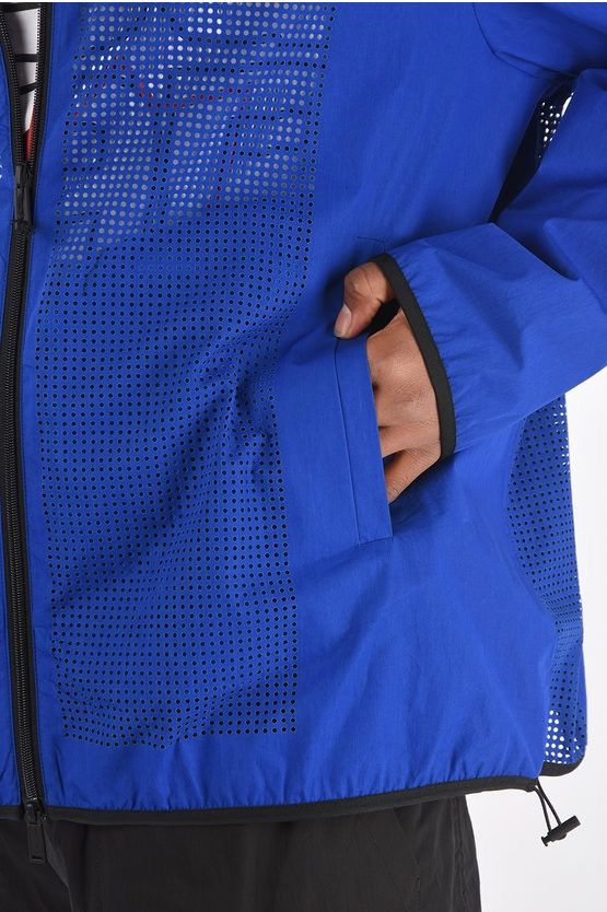 Dsquared2 DSQUARED2 PERFORATED OUTERWEAR JACKET WITH HOOD Size US M / EU 48-50 / 2 - 5 Thumbnail