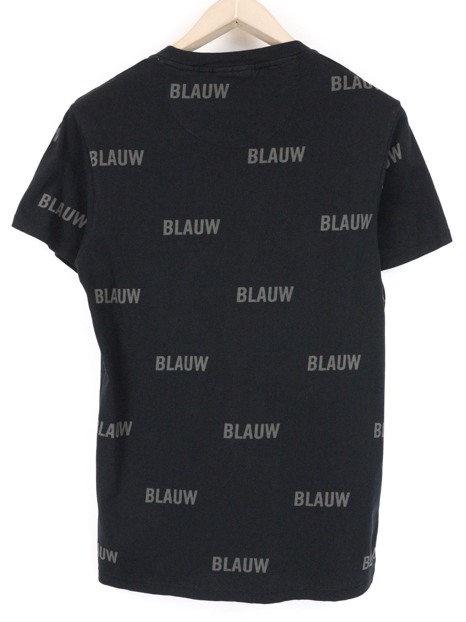 Scotch & Soda S Black Cotton Jersey Graphic Logo T-Shirt 75605 Size US S / EU 44-46 / 1 - 2 Thumbnail