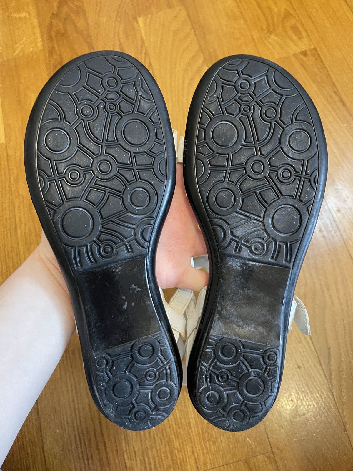 Other Leather white sandals Size US 6.5 / IT 36.5 - 3 Thumbnail