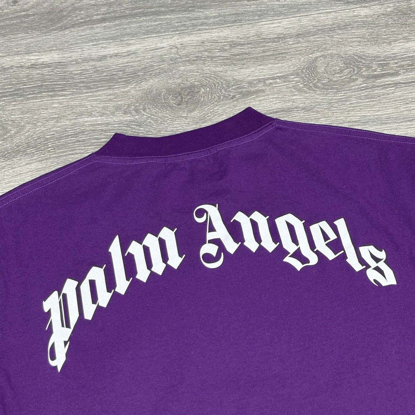 Palm Angels Palm Angels Bear Classic Tee ' Purple Brown ' | GREAT COND! Size US M / EU 48-50 / 2 - 12 Thumbnail