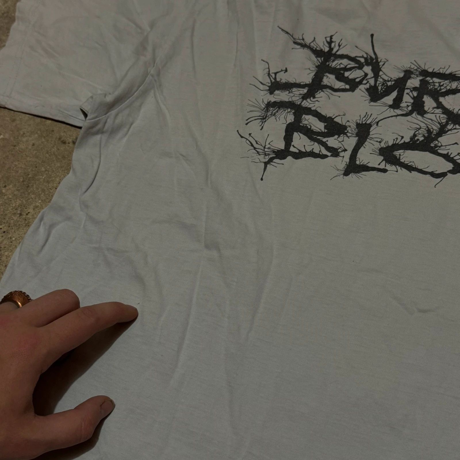 Band Tees × Vintage Vintage Six feet under burning blood t-shirt Size US XL / EU 56 / 4 - 11 Thumbnail