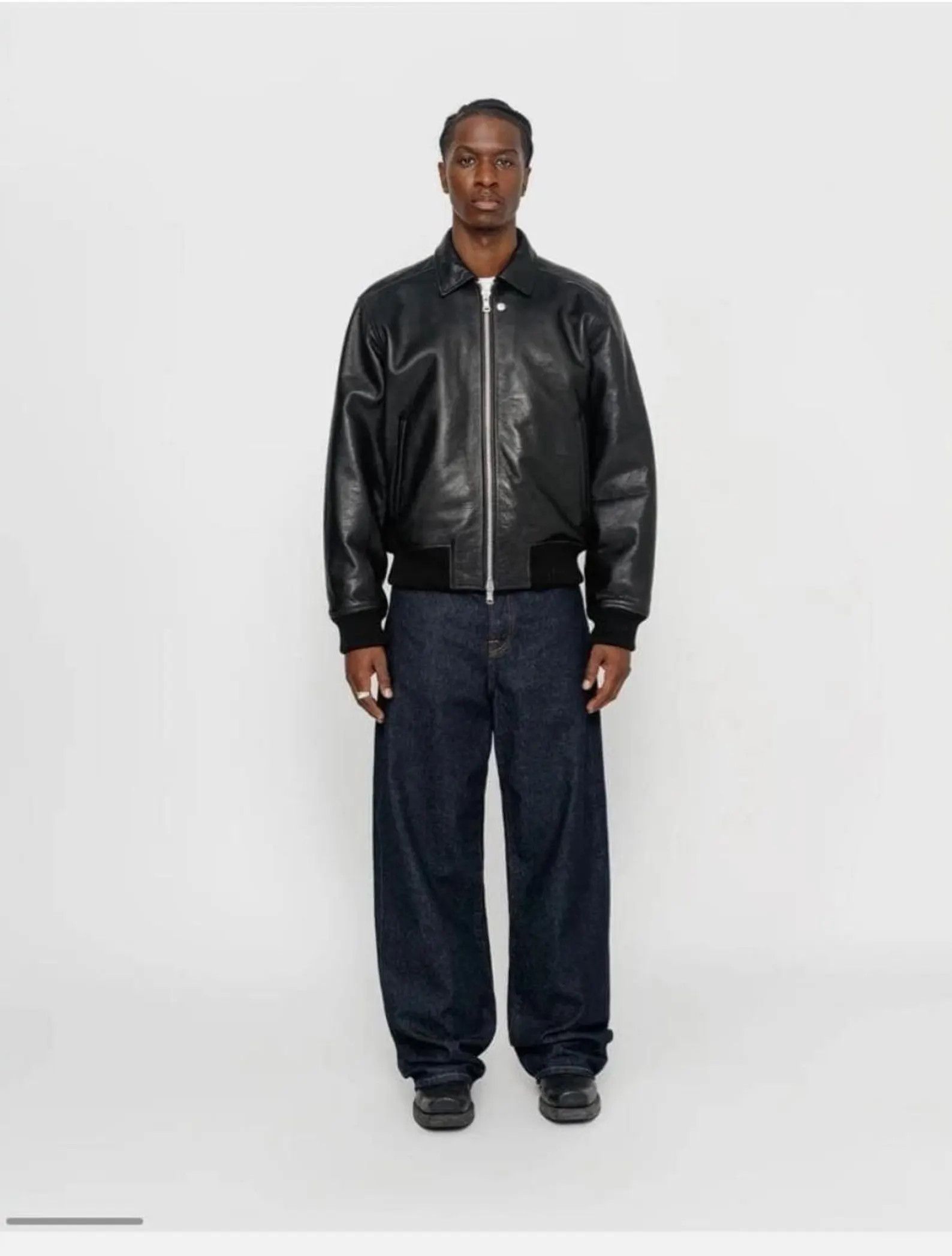 Stussy Flight Leather Jacket Size US M / EU 48-50 / 2 - 3 Thumbnail