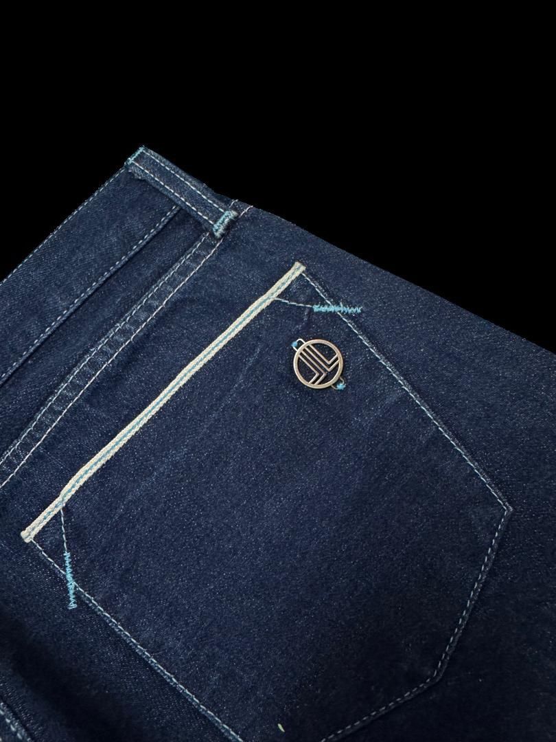 Lanvin Selvedge Jeans Lanvin En Bleu Rare line Color Selvedge Jeans Size US 29 - 13 Thumbnail