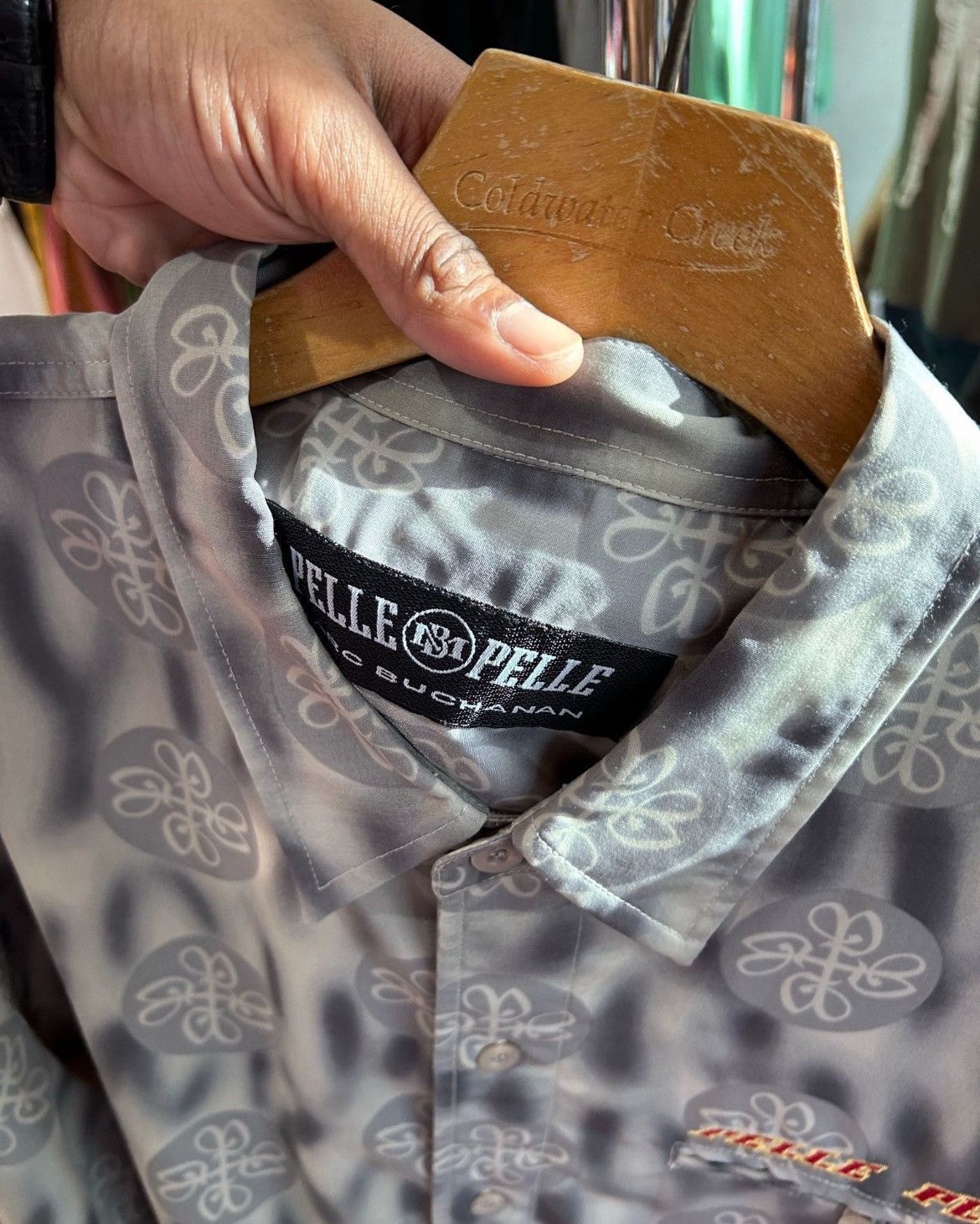 Pelle Pelle 90’—Early 2000’s Pelle Pelle Dragon Print Button Up Size US XL / EU 56 / 4 - 3 Thumbnail