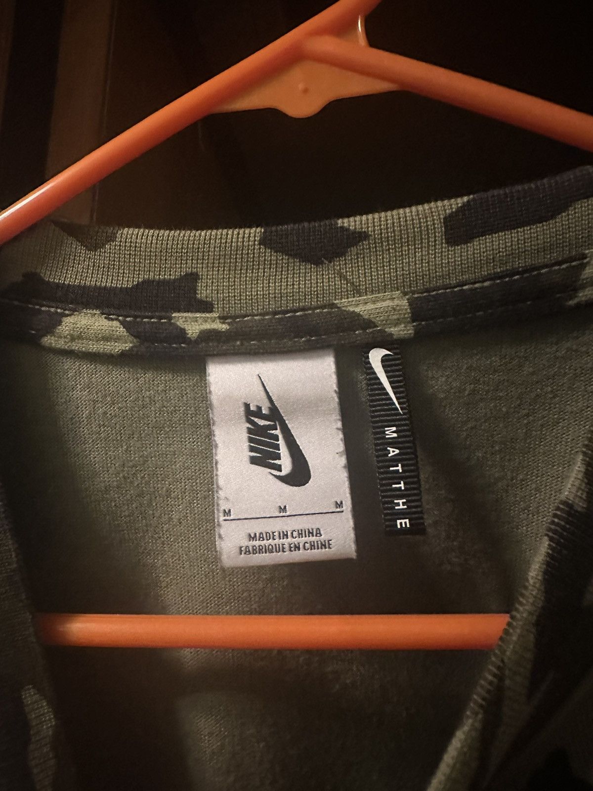 MMW × Nike Nike x MMW Training Series 002 Camo Long Sleeve T-shirt Size US M / EU 48-50 / 2 - 4 Thumbnail