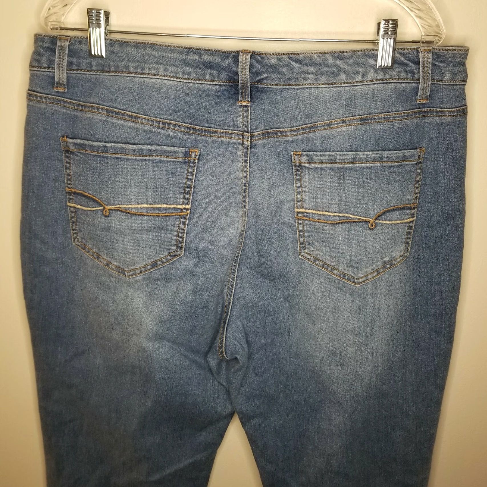 Gloria Vanderbilt VINTAGE Gloria Vanderbilt Amanda Womens Slim Straight Jeans Size 16 Blue Size 38" / US 16 / IT 52 - 5 Thumbnail