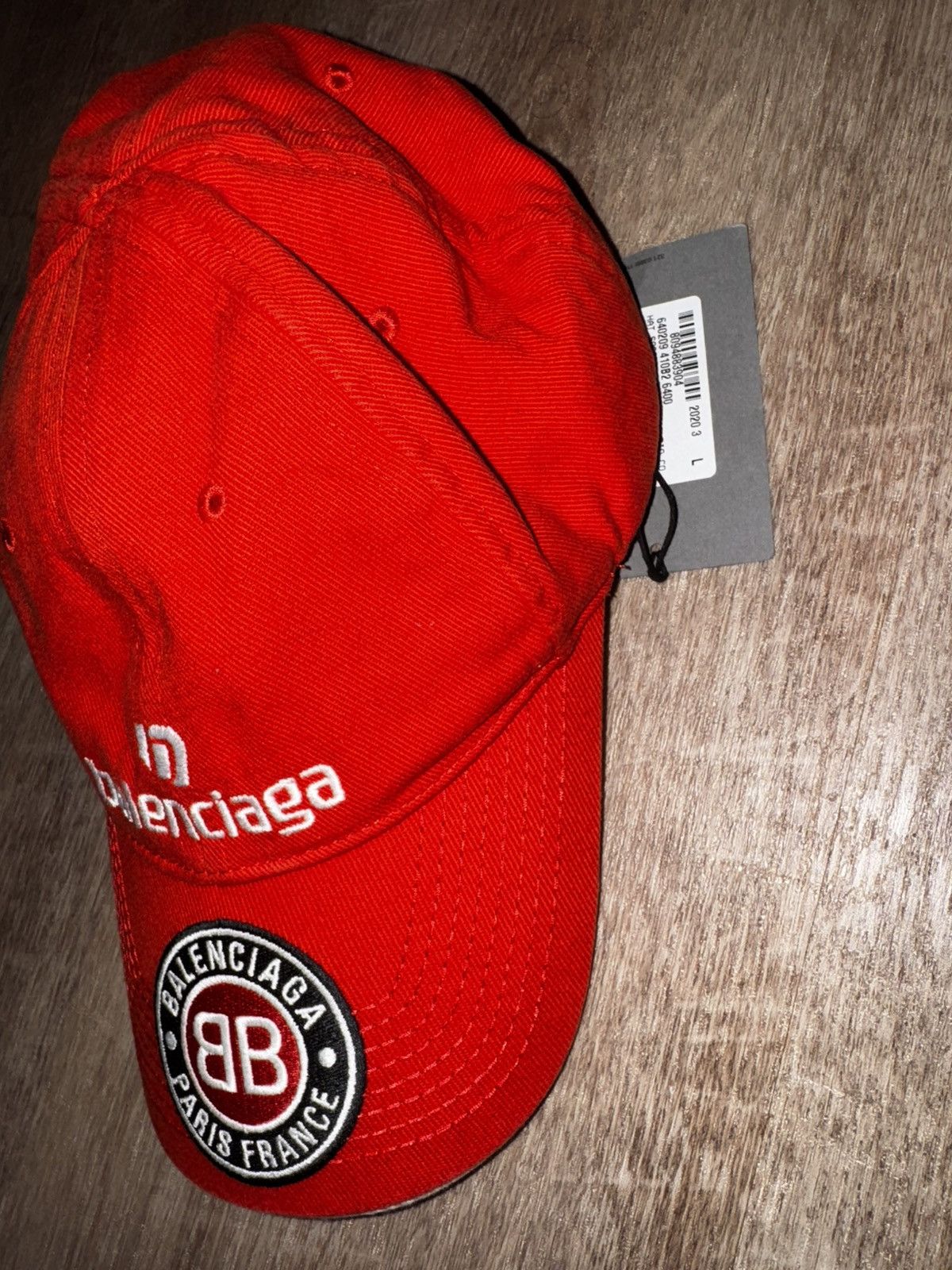 Balenciaga Balenciaga Soccer Cap Red M Size ONE SIZE - 8 Thumbnail