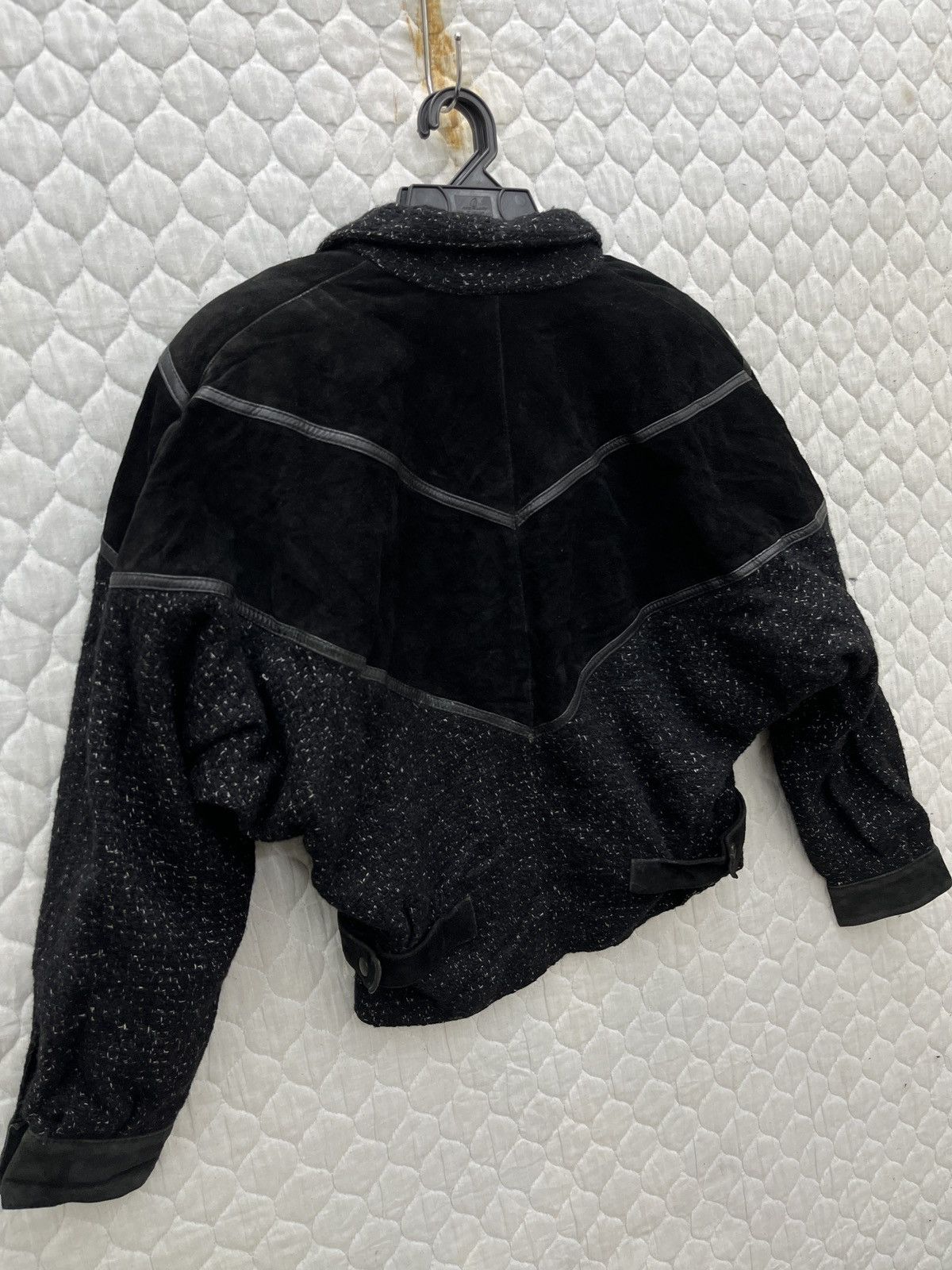 Hypebeast 💥💥💥STEALS DAVID BENJAMIN LEATHER WOOL BATWING JACKET Size S / US 4 / IT 40 - 9 Thumbnail