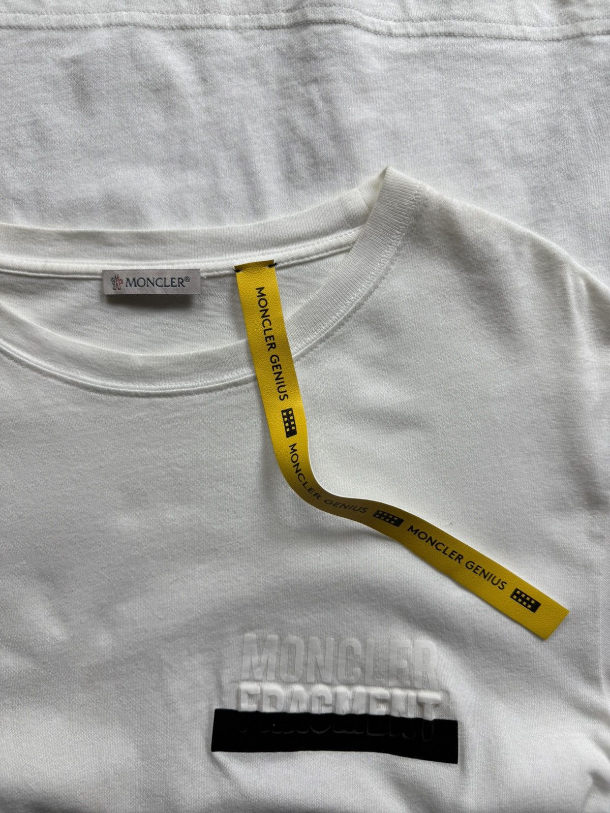 Moncler Moncler Genius x Fragment Design Cotton Logo Maglia T-Shirt Size US S / EU 44-46 / 1 - 5 Thumbnail